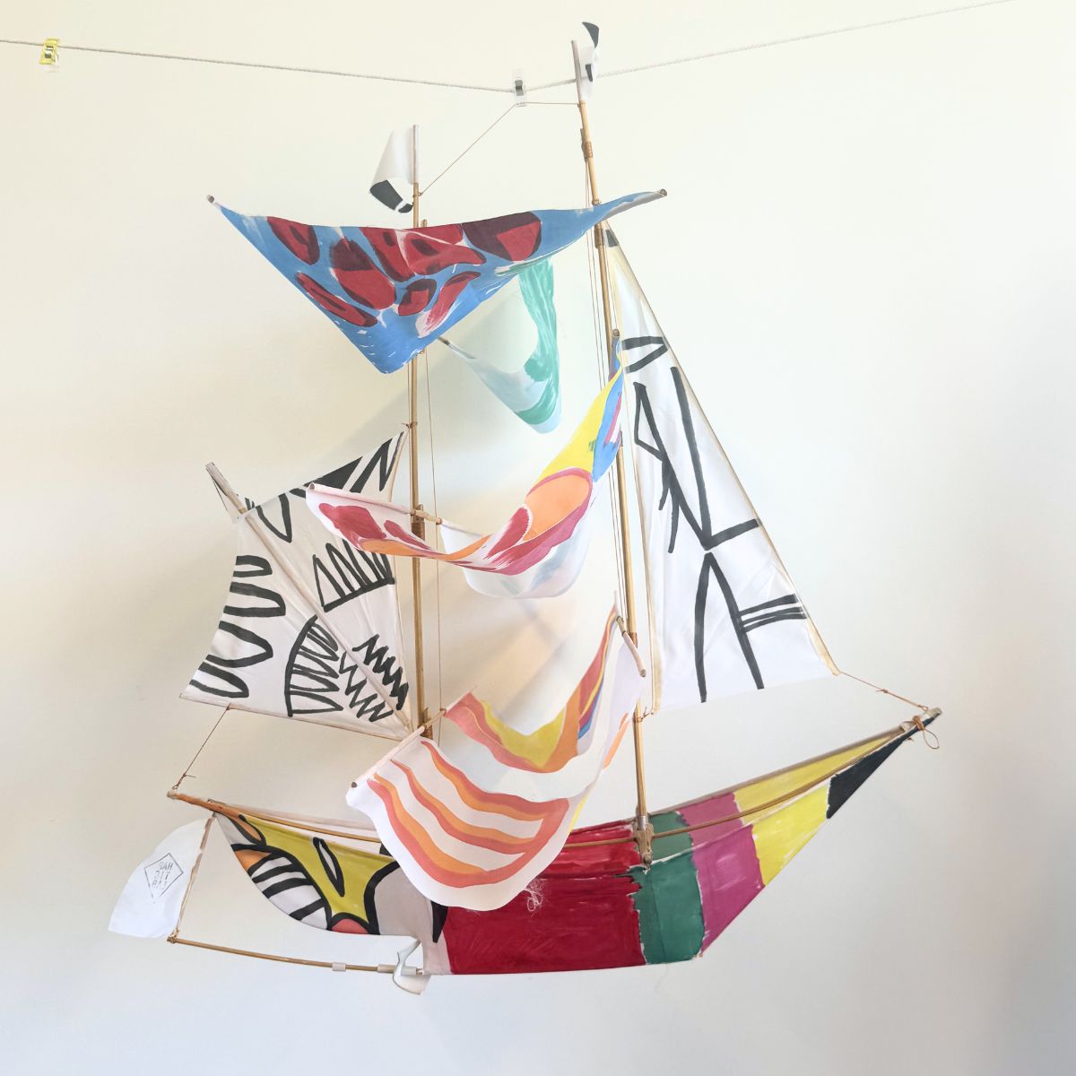 Painted Sailing Ship (OOAK)