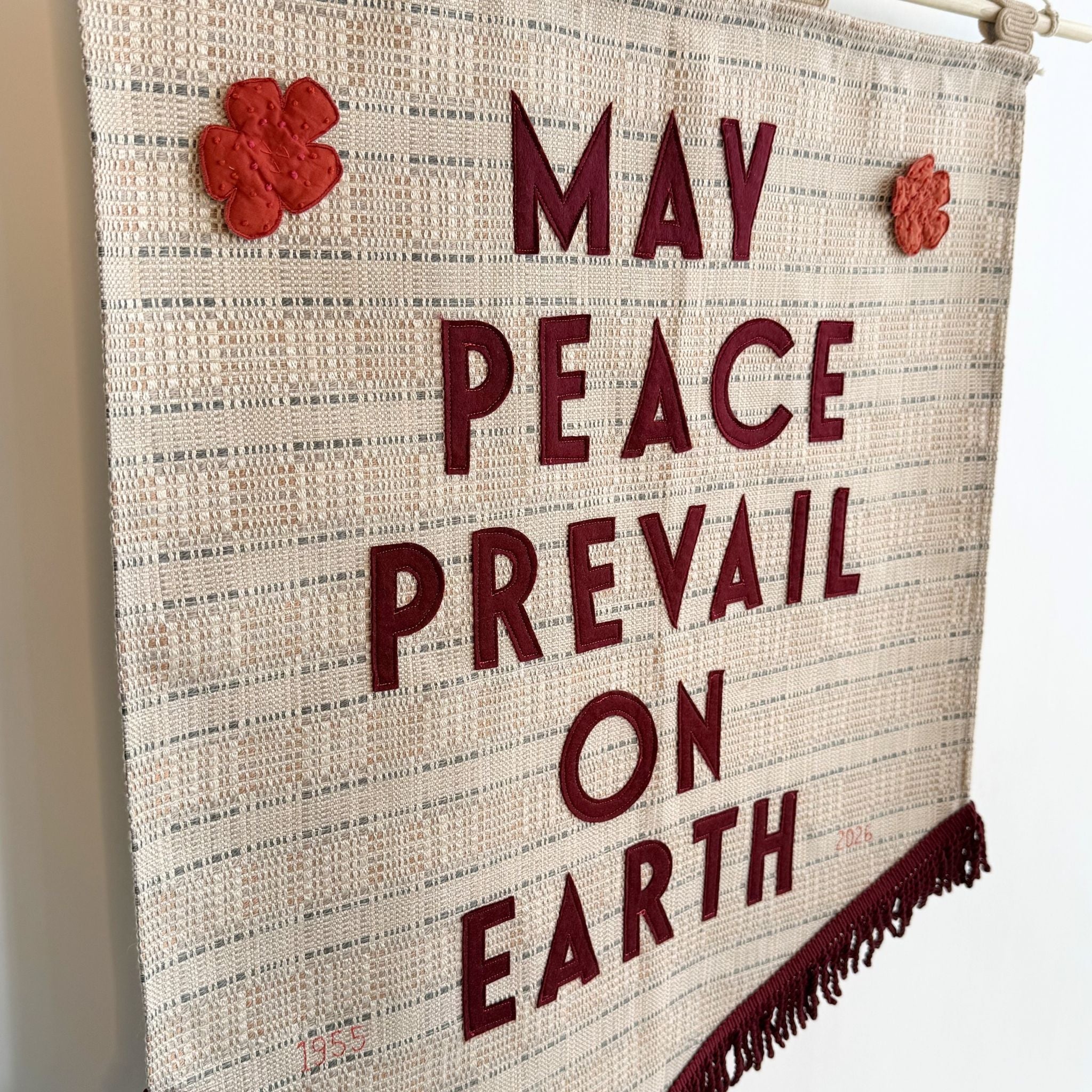 May Peace Prevail on Earth (woven)