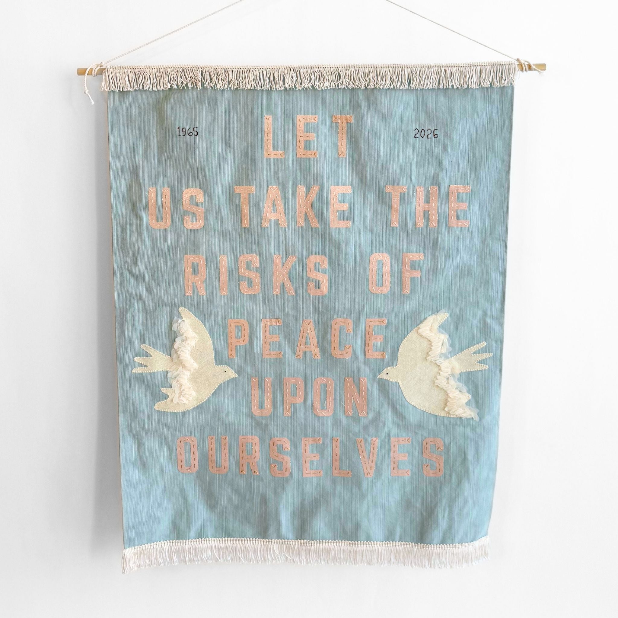 Let us Take the Risks of Peace Upon Ourselves