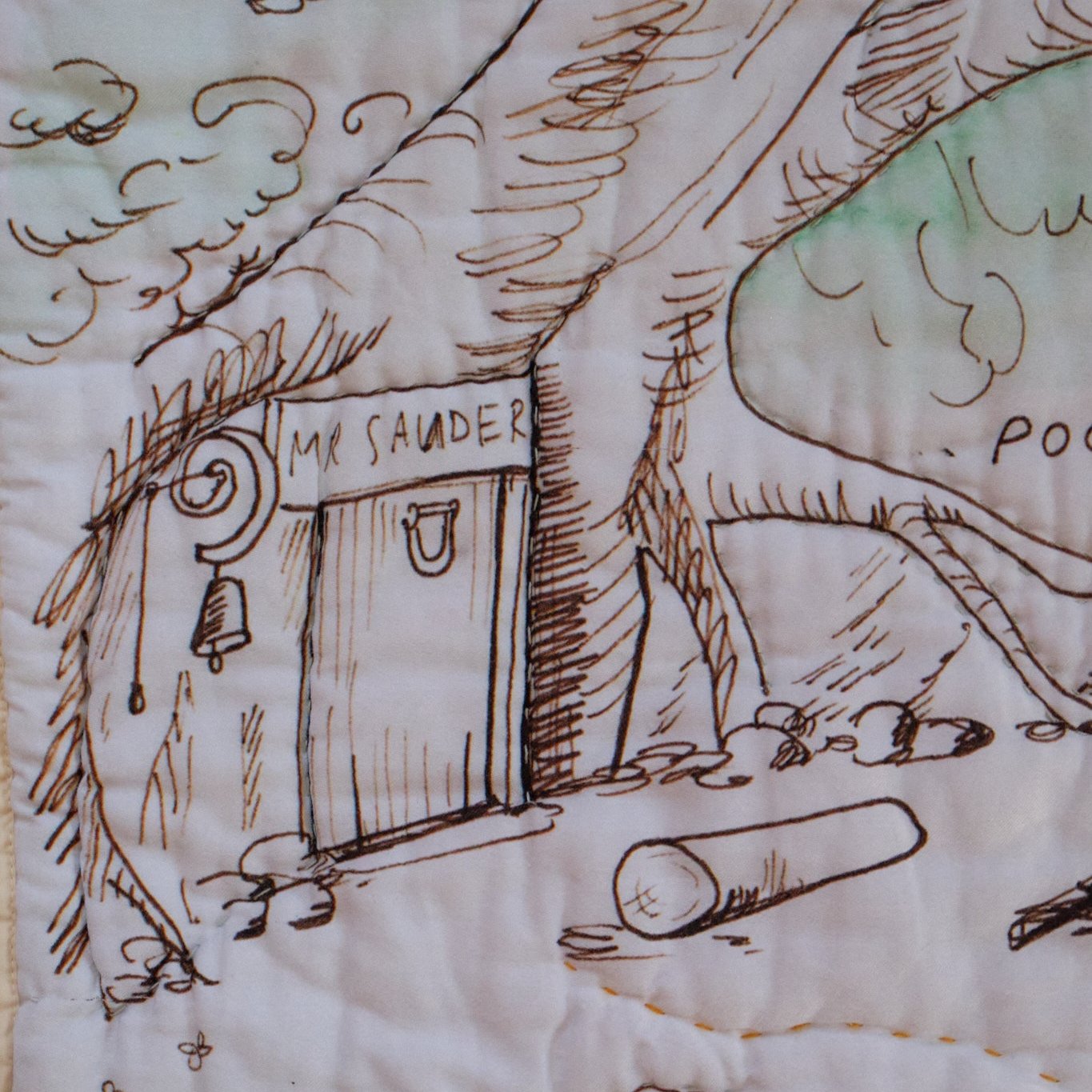 Mr Saunder 's door on the Hundred Acre Wood map