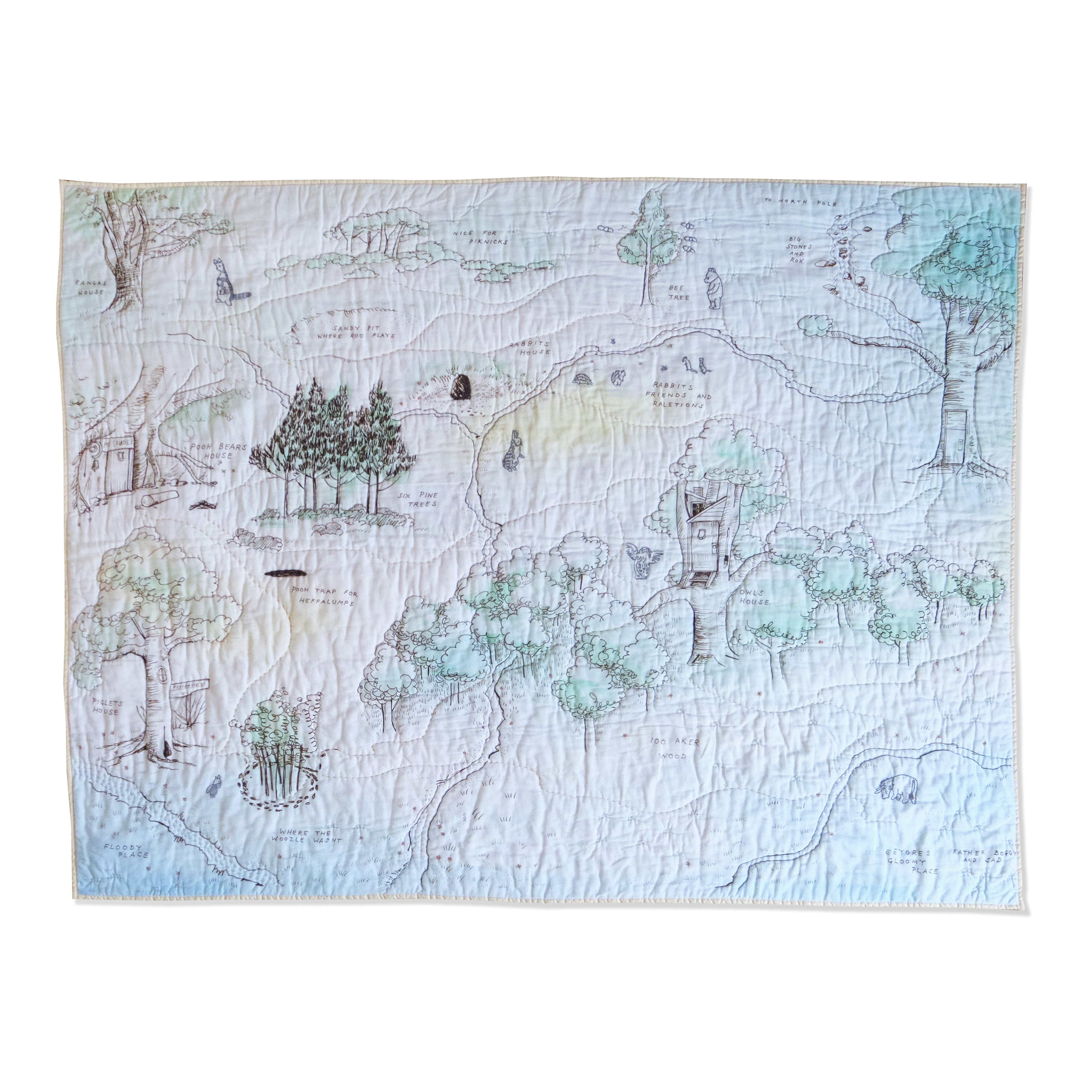 Hundred Acre Wood map