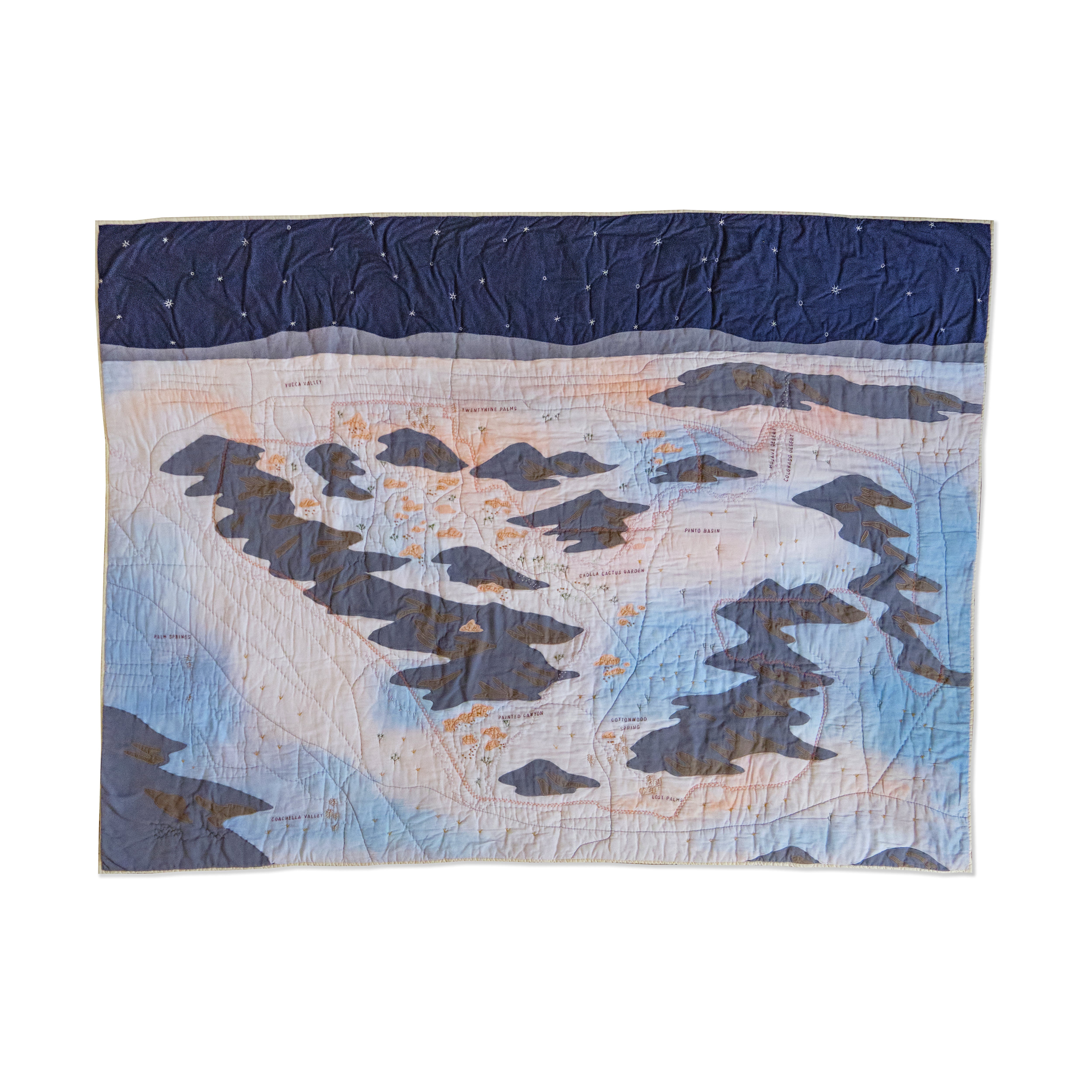 The Joshua Tree Quilt on white by Haptic Lab