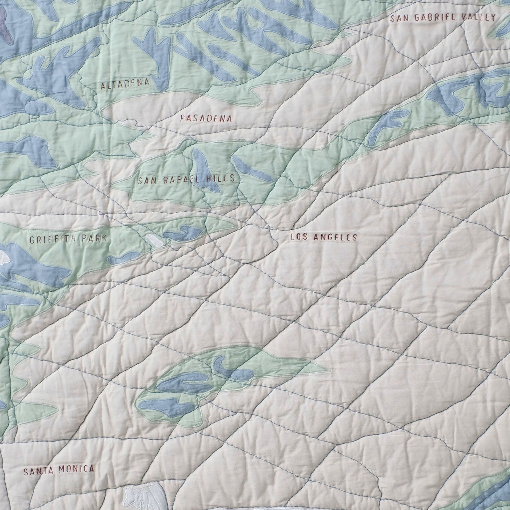 Los Angeles, CA - Mountain Quilt