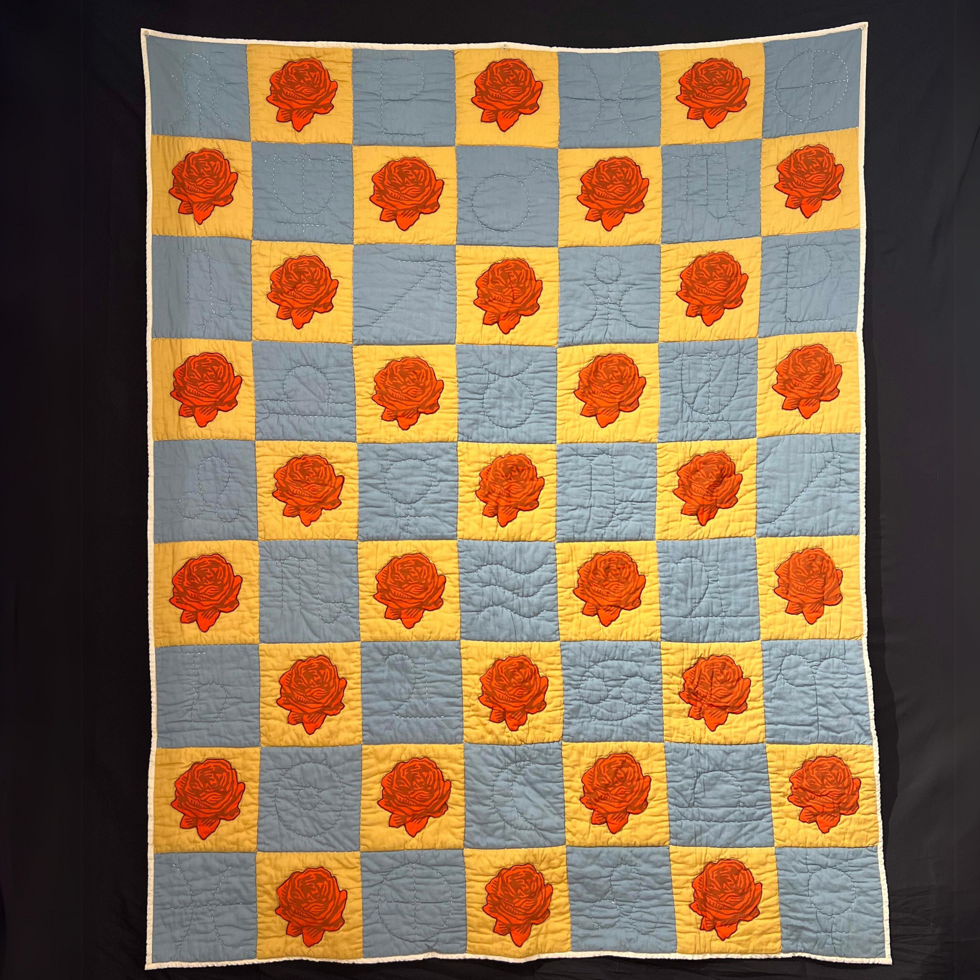 Nine Of Swords Tarot Quilt_full image