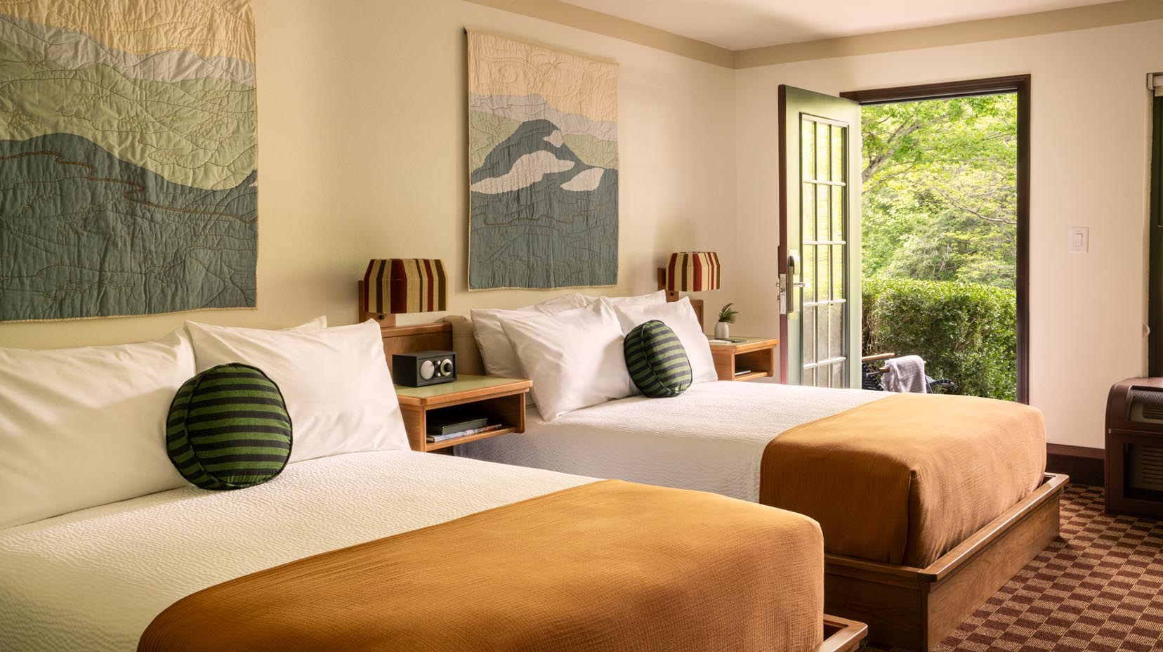 Custom Hotel Quilts by Haptic Lab - Trailborn Highlands