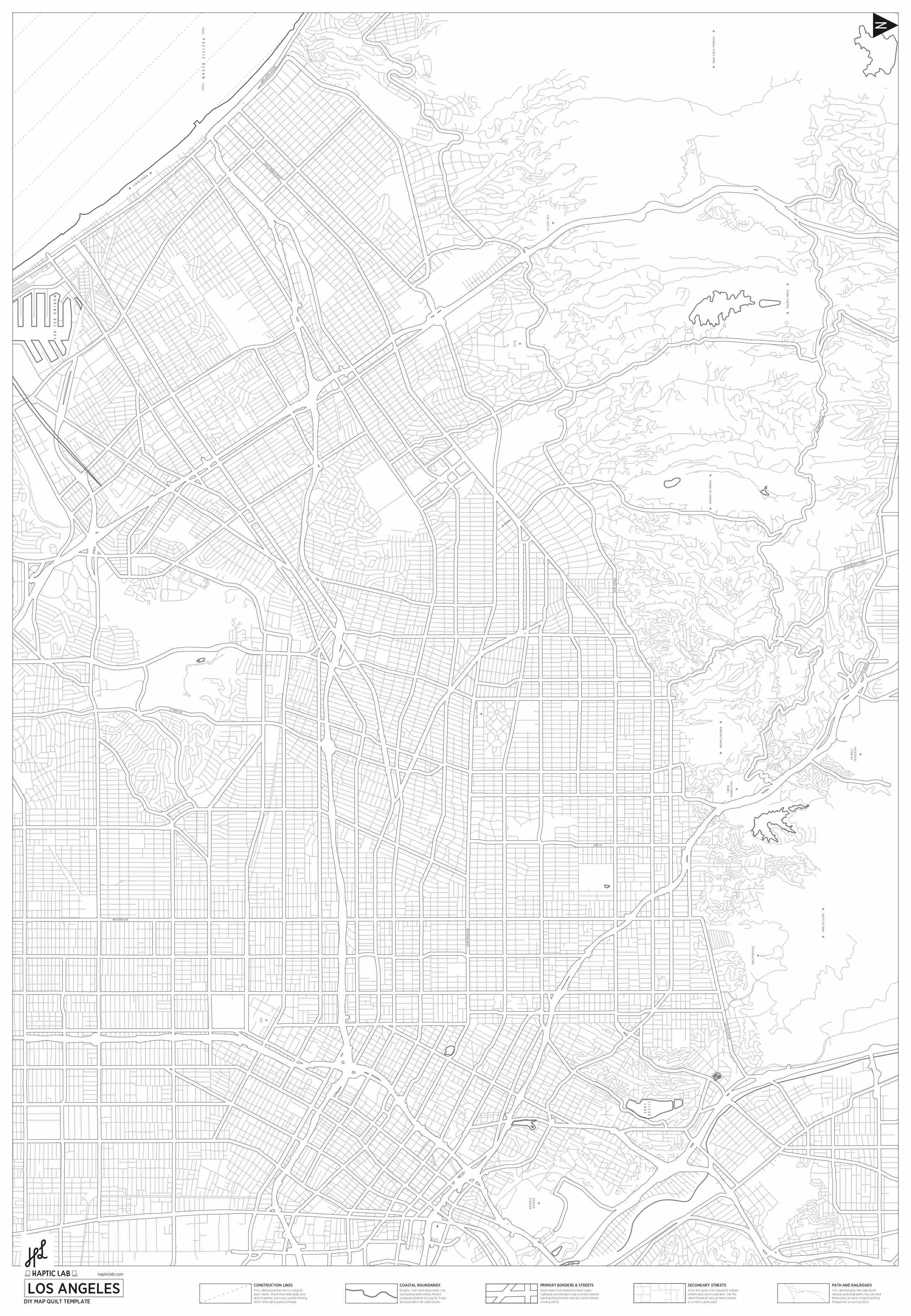 DIY Map Quilts (Print-At-Home) - Haptic Lab