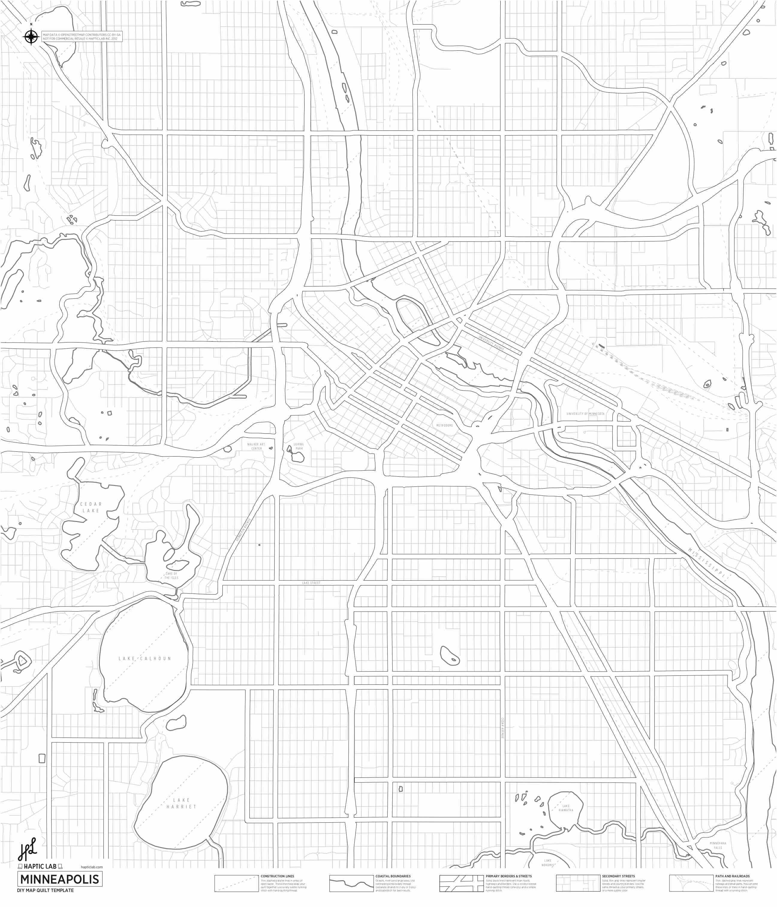 DIY Map Quilts (Print-At-Home) - Haptic Lab