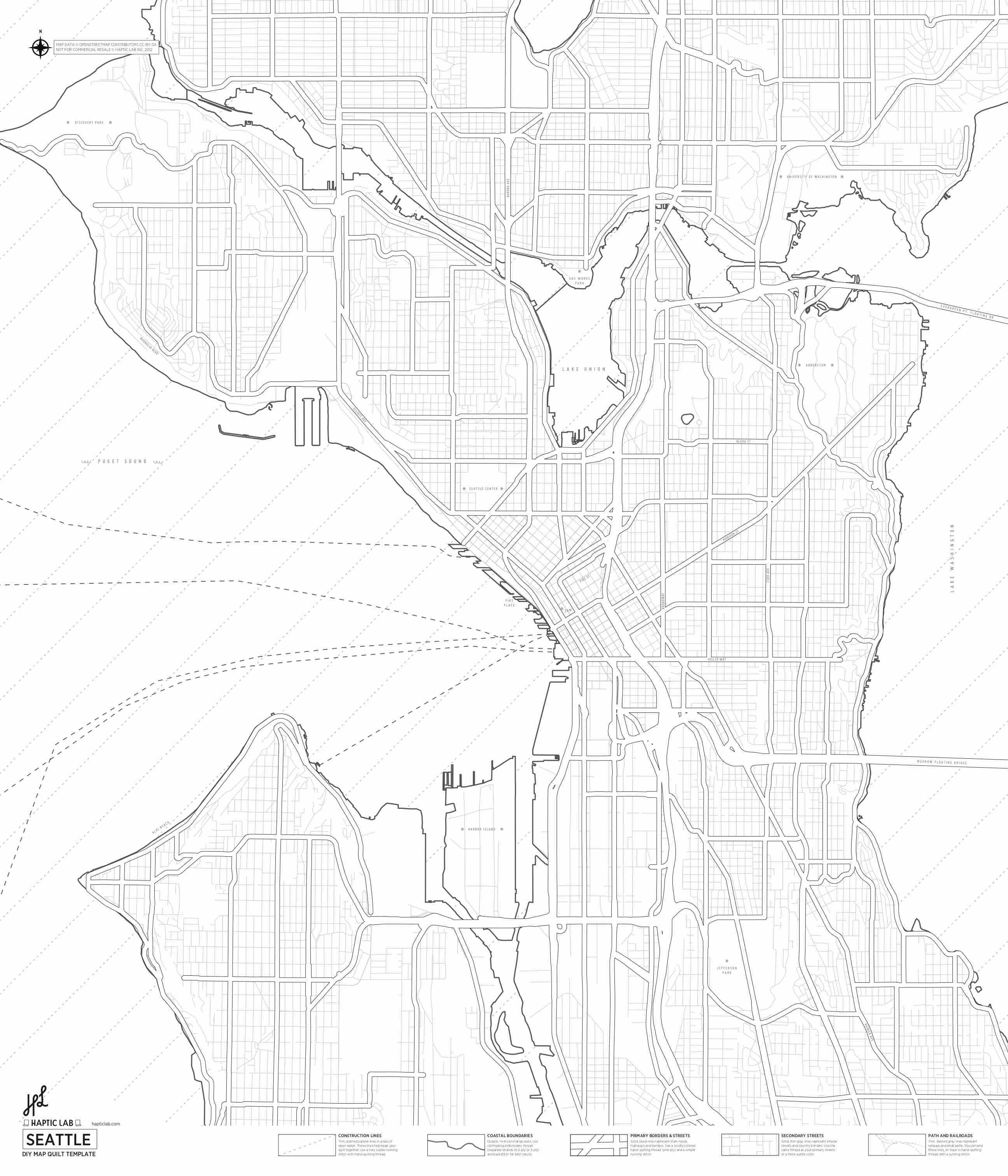 DIY Map Quilts (Print-At-Home) - Haptic Lab