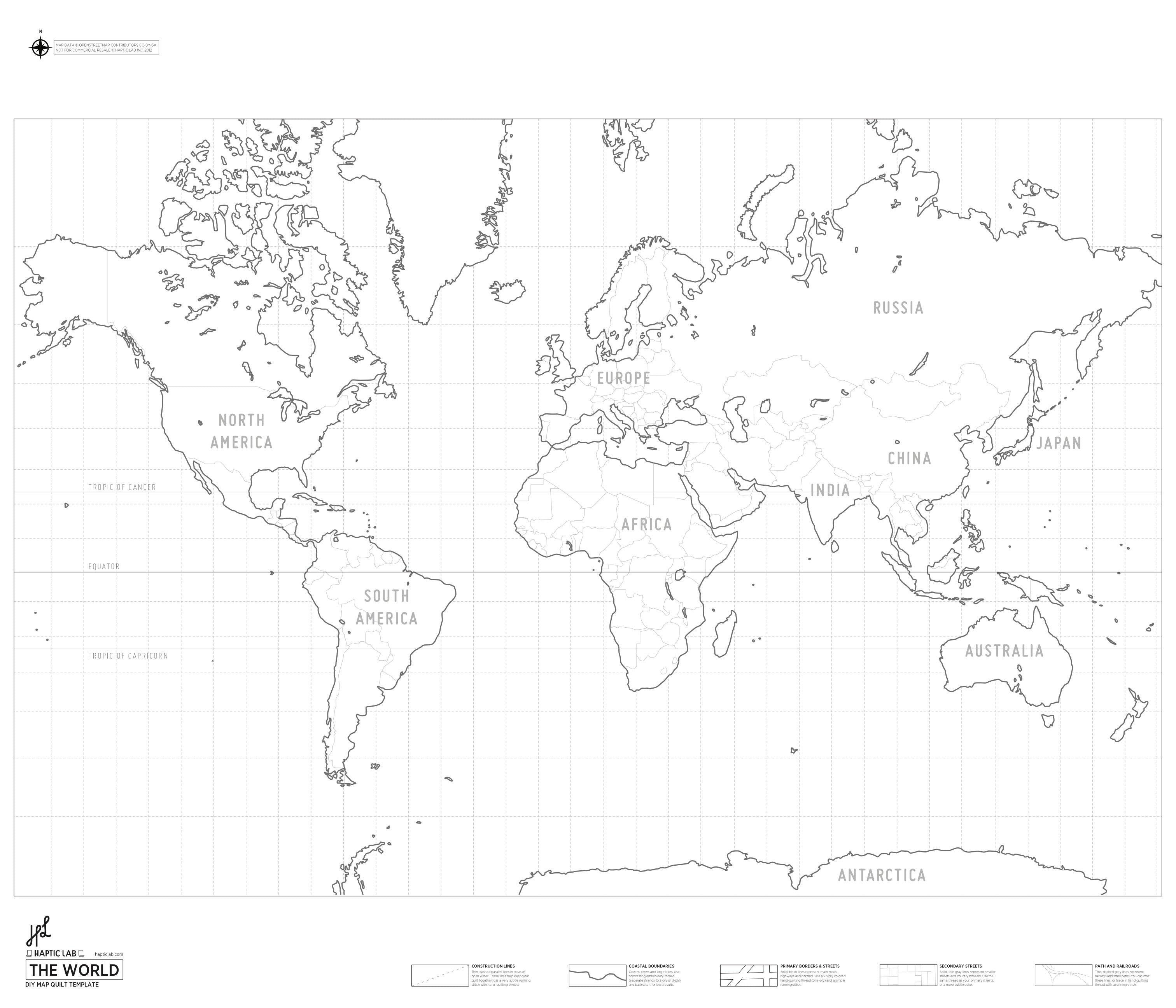 DIY Map Quilts - Haptic Lab