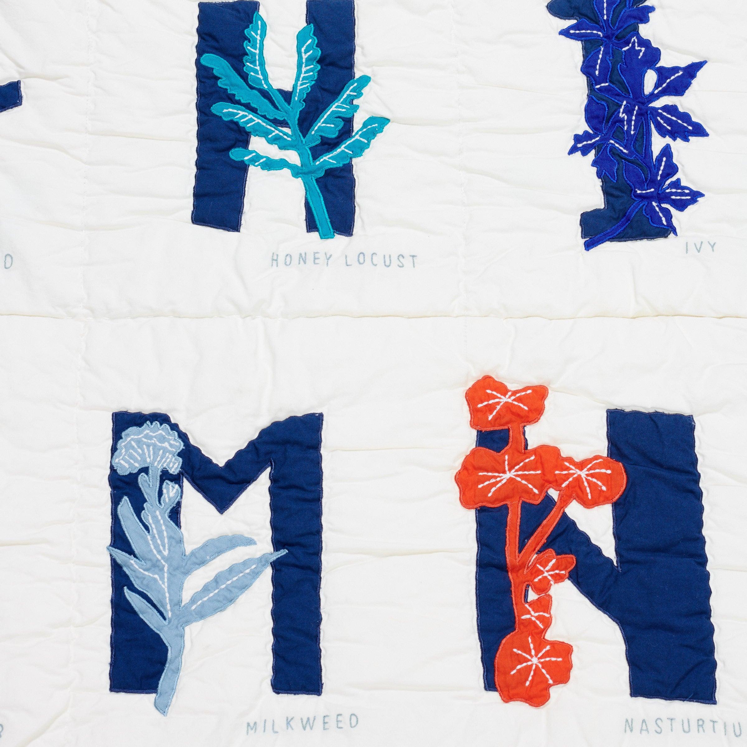 Alphabet Quilt - Ivory - Haptic Lab