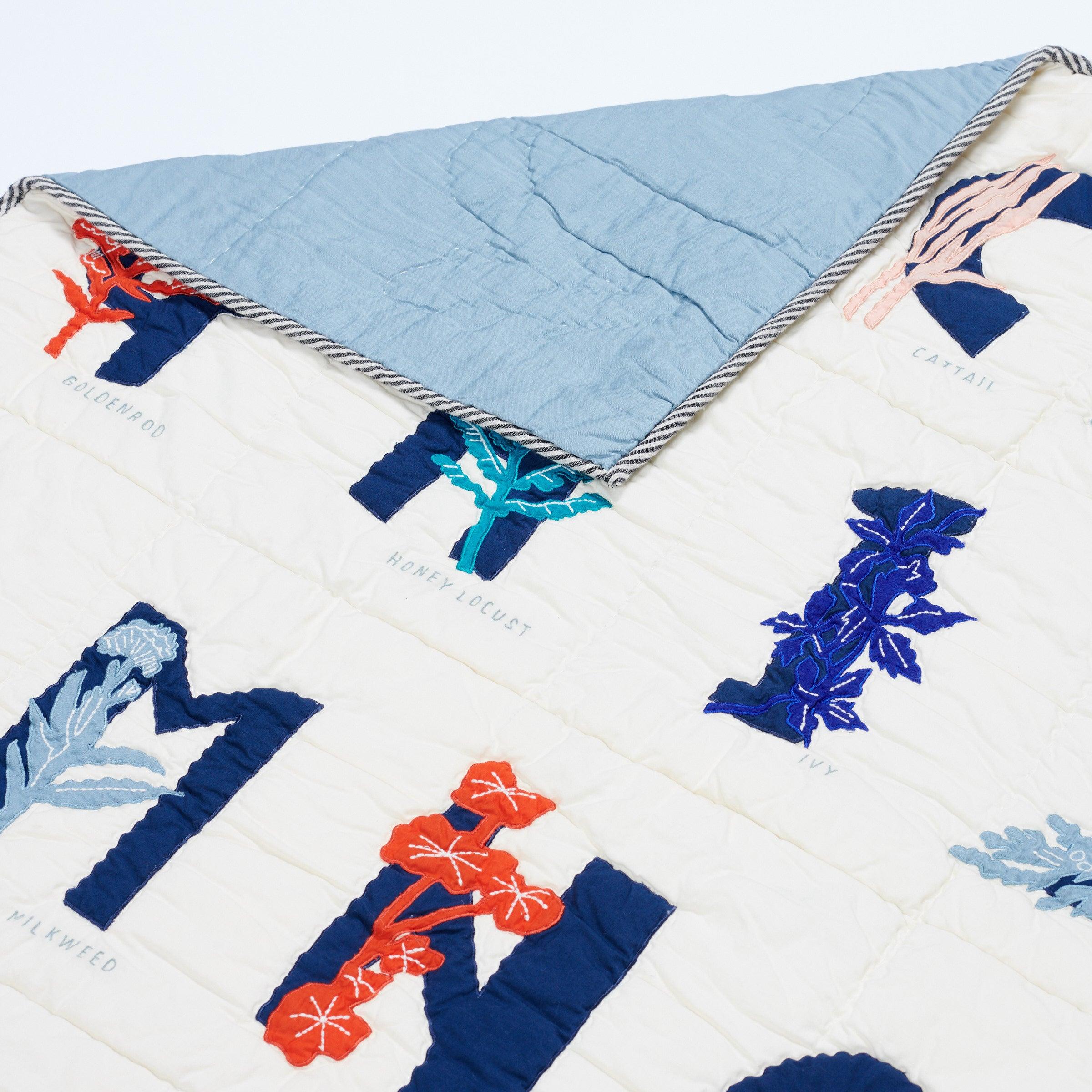 Alphabet Quilt - Ivory - Haptic Lab