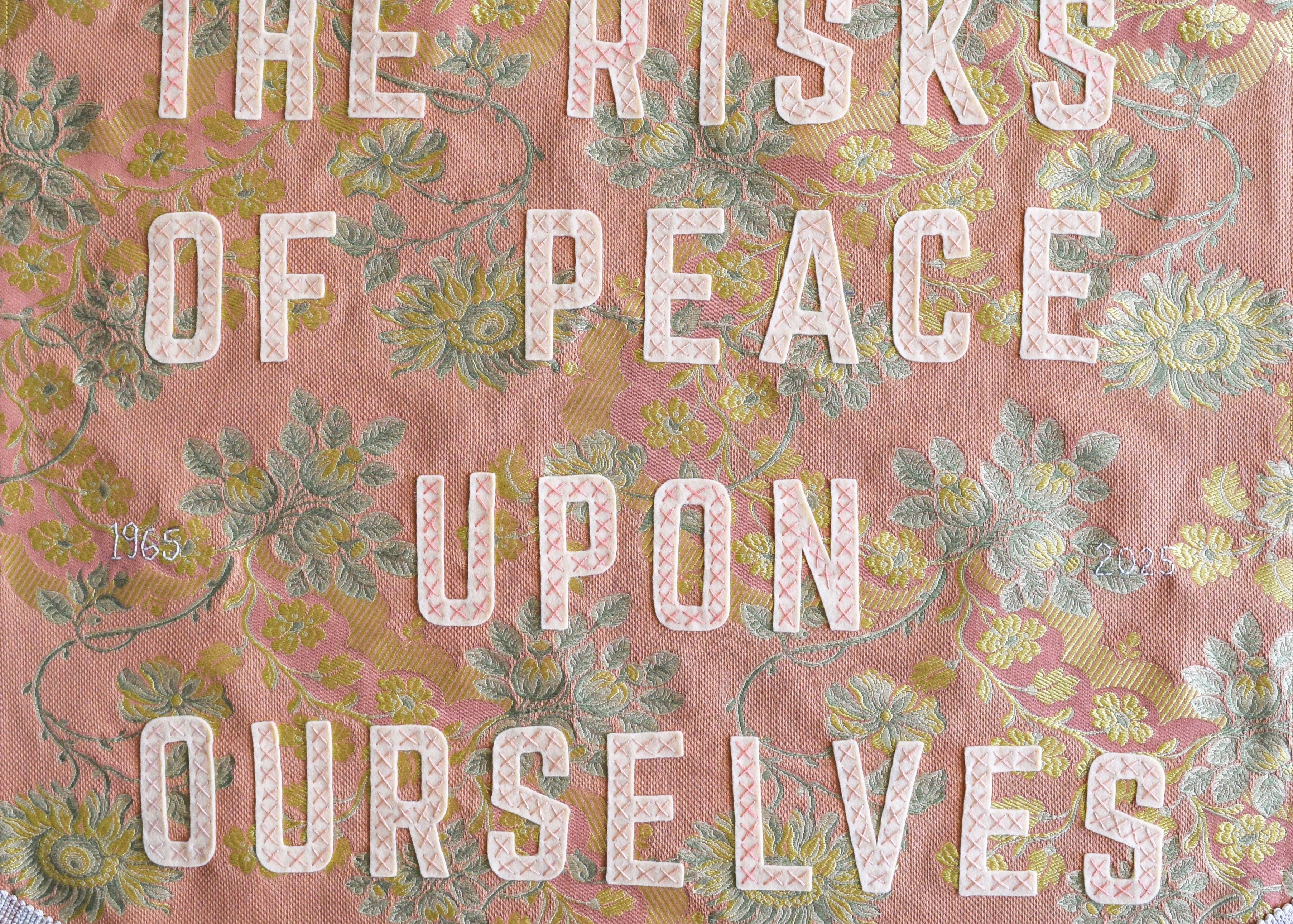 Let us Take the Risks of Peace Upon Ourselves