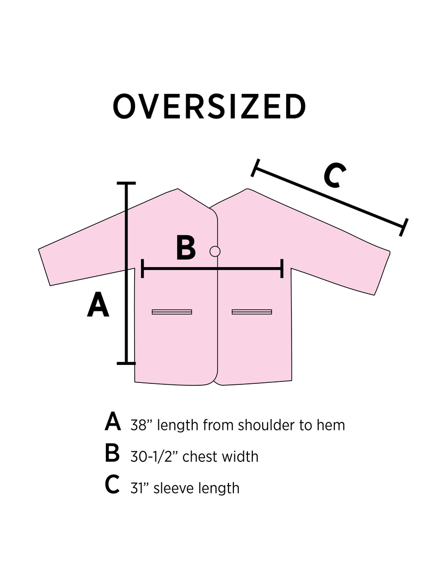 PREORDER: Blue Terrazzo Quilt Coat