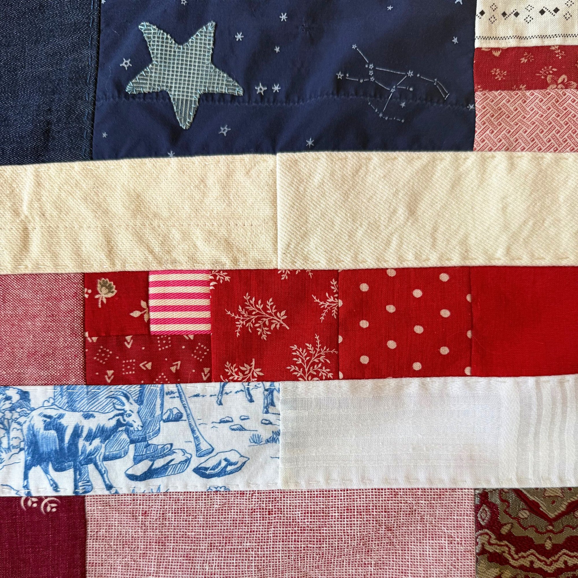 Large Handmade American Flag