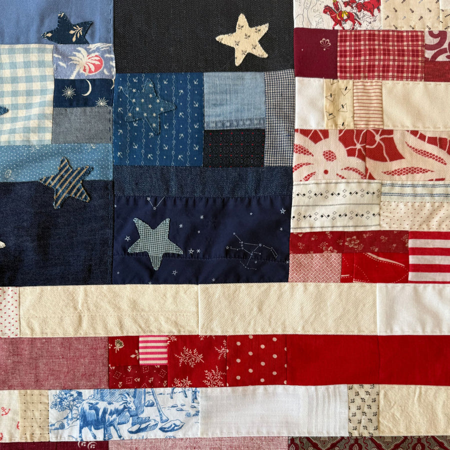Large Handmade American Flag