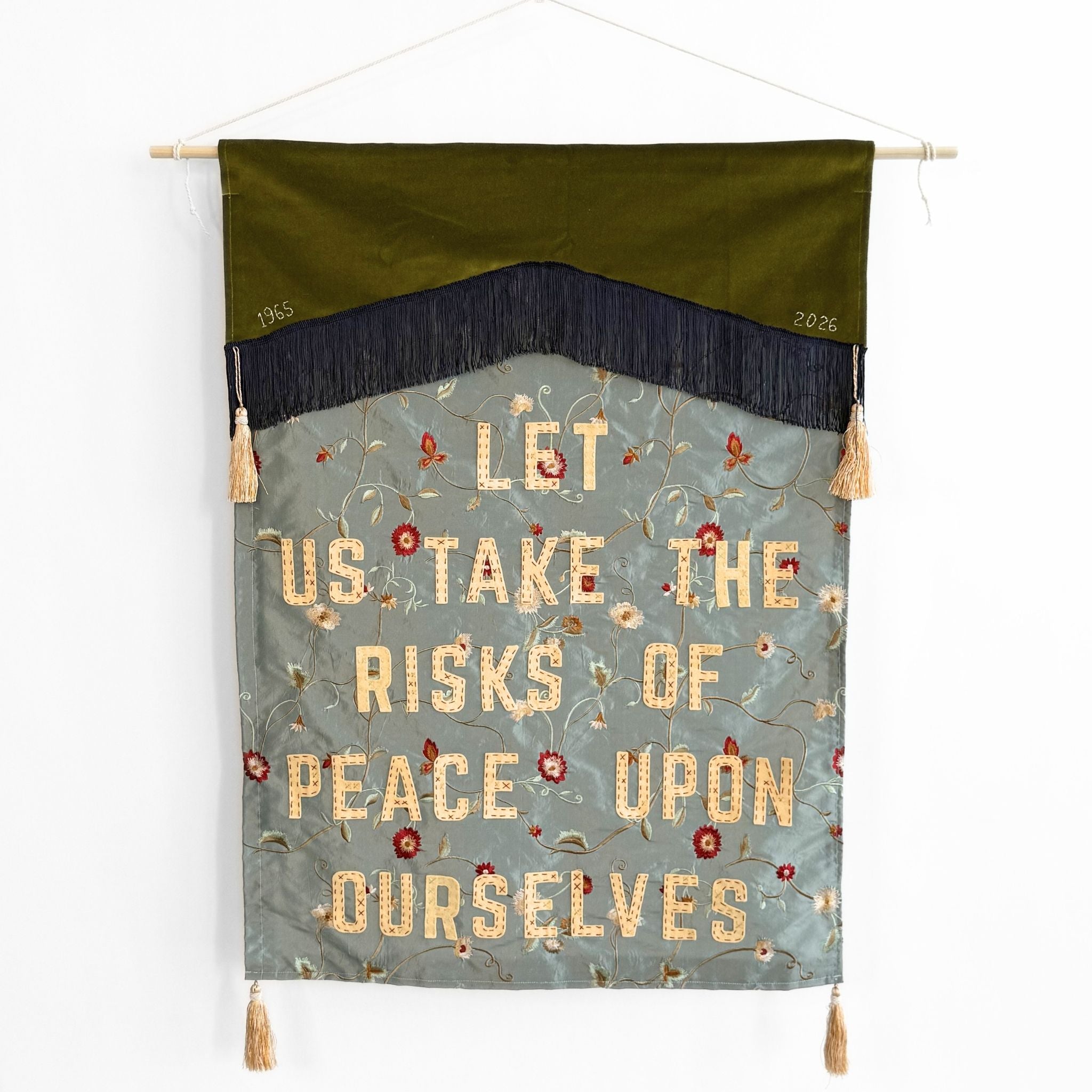 Let us Take the Risks of Peace Upon Ourselves