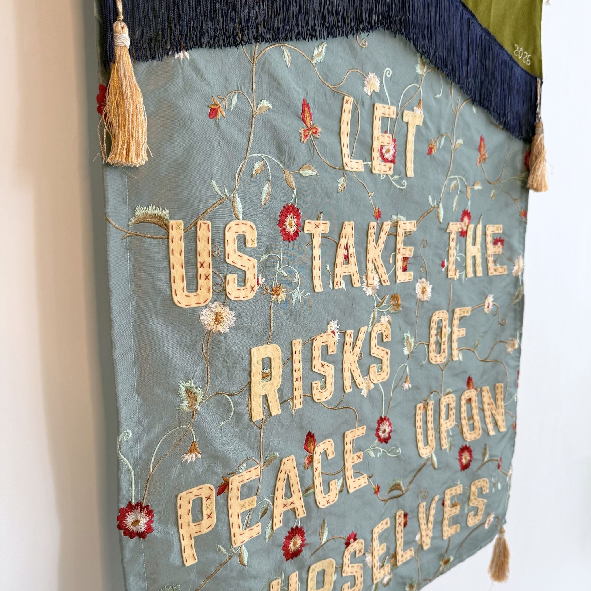 Let us Take the Risks of Peace Upon Ourselves