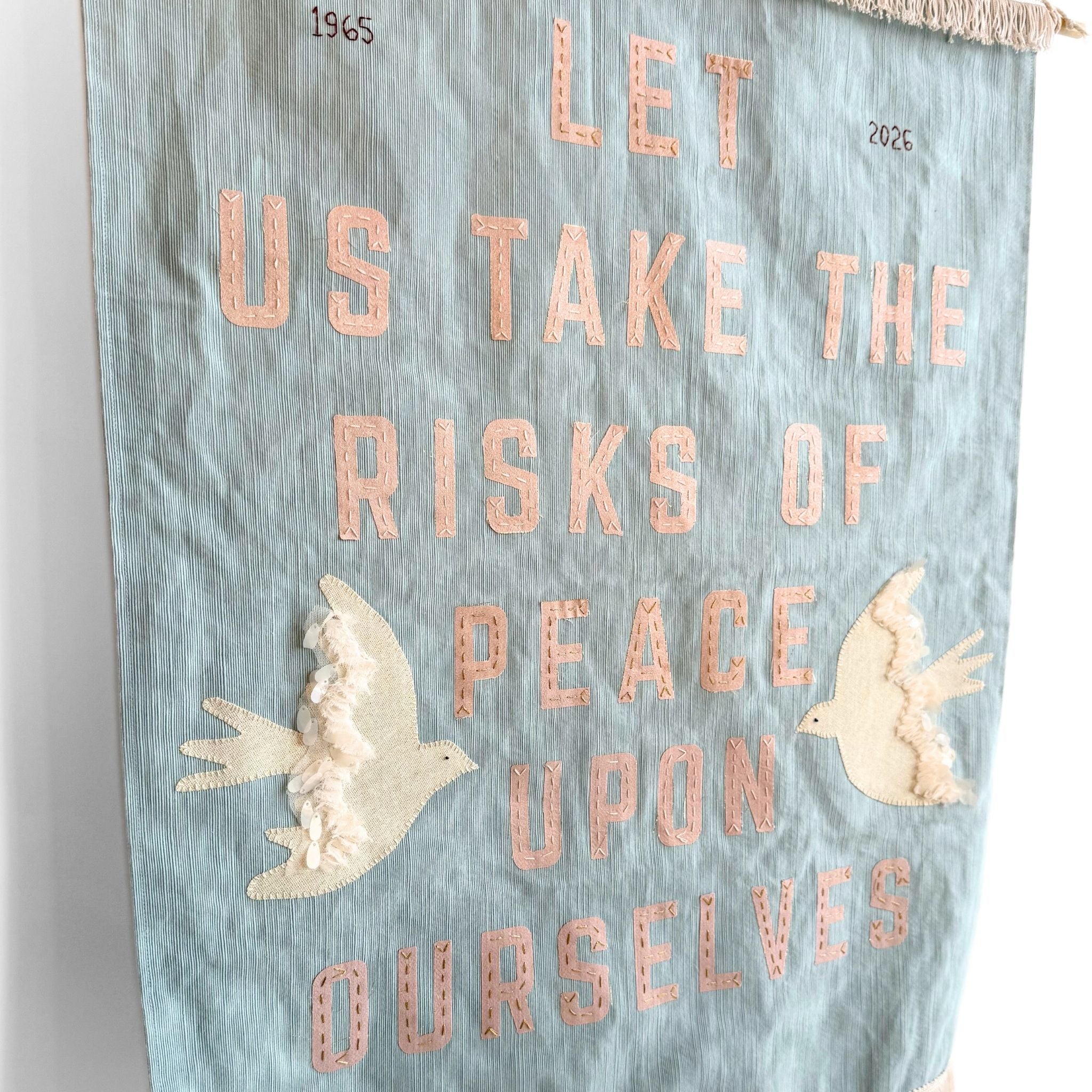 Let us Take the Risks of Peace Upon Ourselves