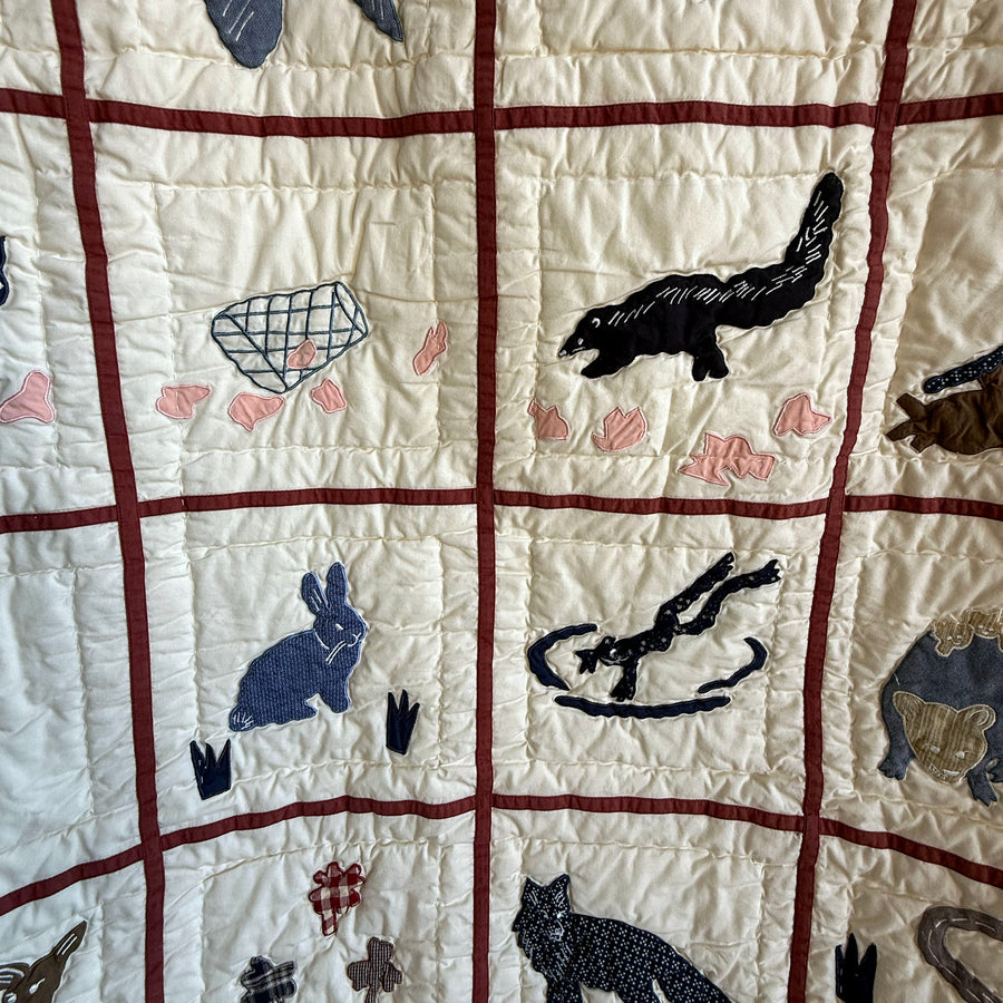 Animals Baby Quilt (OOAK)