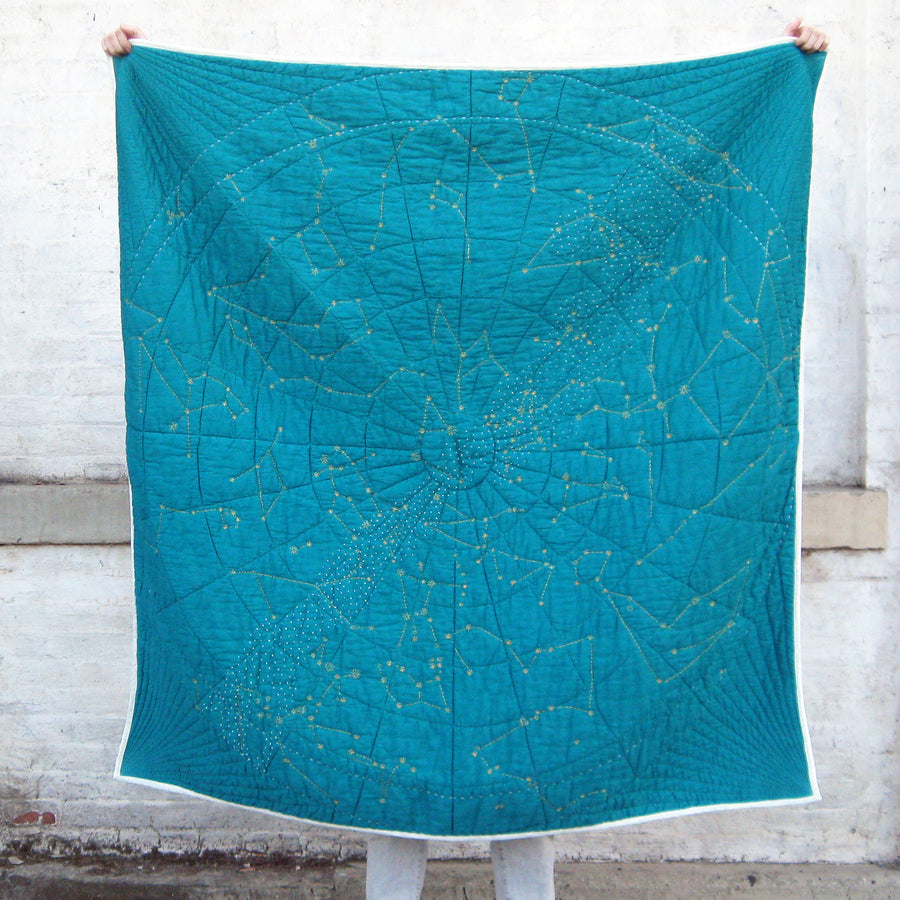 Limited Edition Teal Constellation Throw