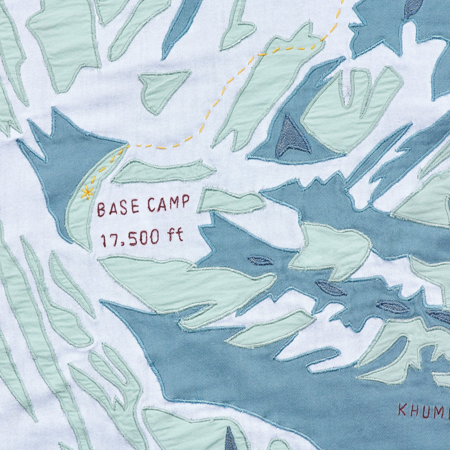 Detail Shot of the Base camp on Mount Everest Mountain Portrait - Haptic Lab