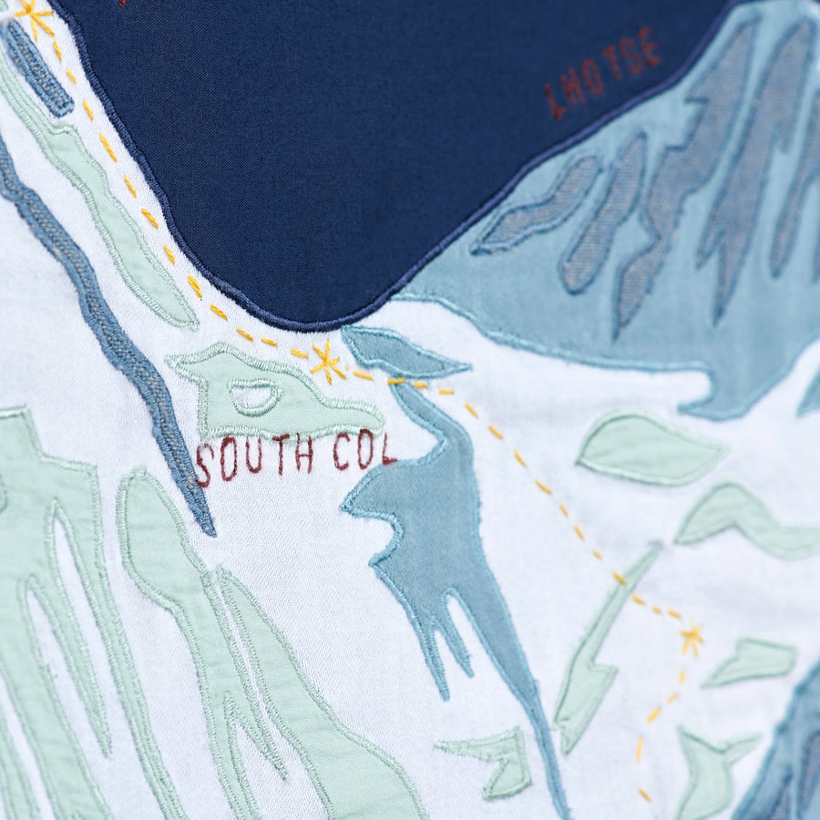 Detail Shot of South Col  on Mount Everest Mountain Portrait - Haptic Lab