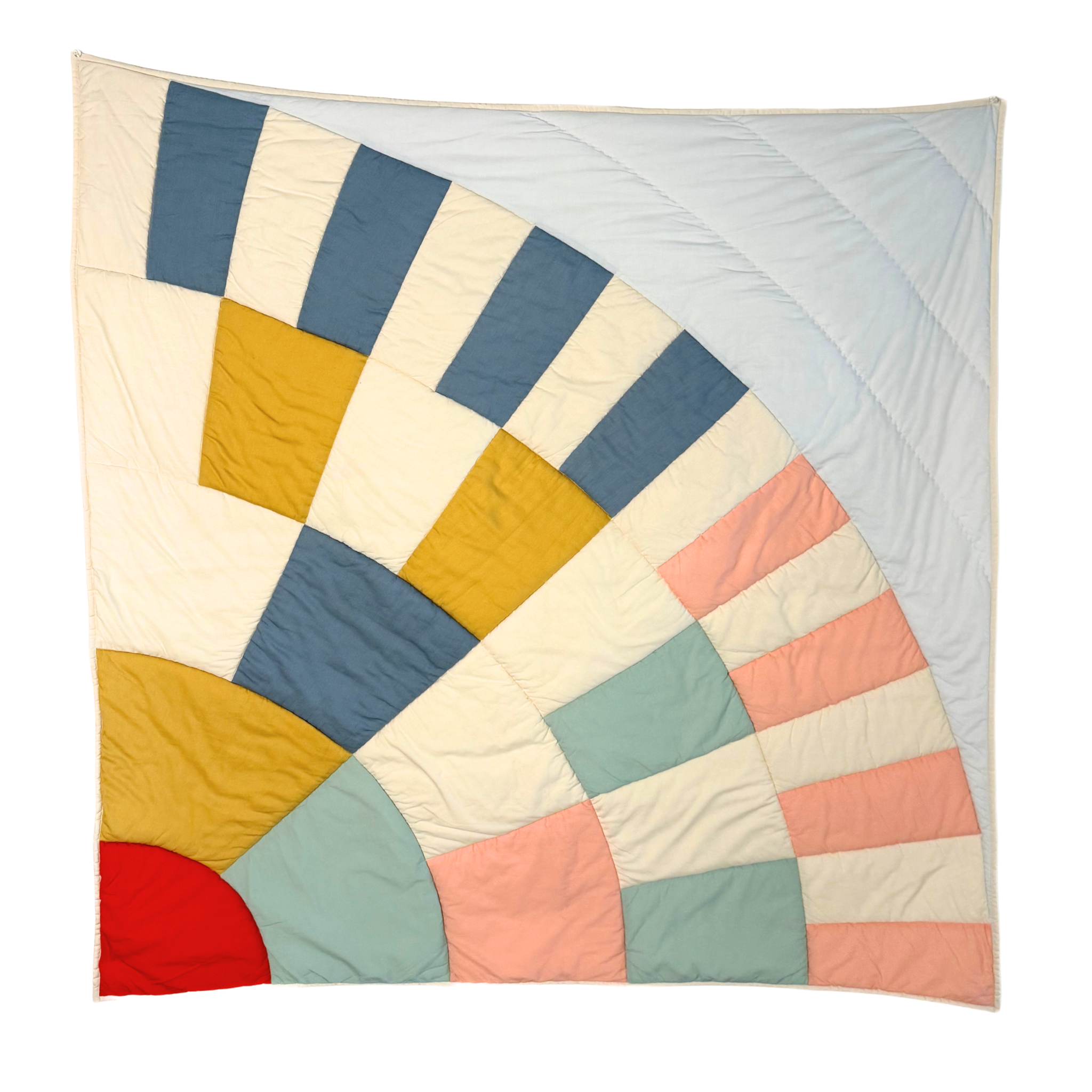 Family Tree Baby Quilt, add loves ones names with embroidery to create a family tree quilt