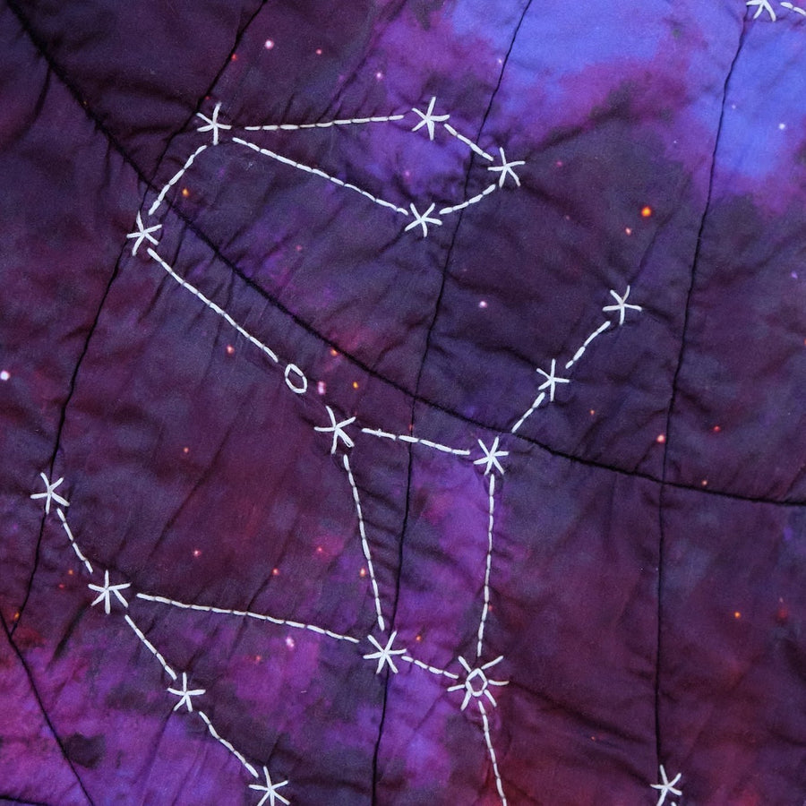 Detail shot of the Galileo Quilt by Haptic Lab 