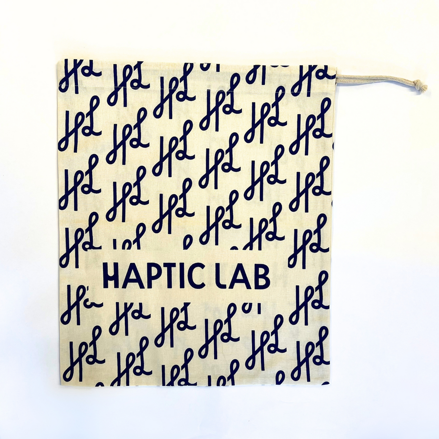 small Haptic Lab drawstring gift bag