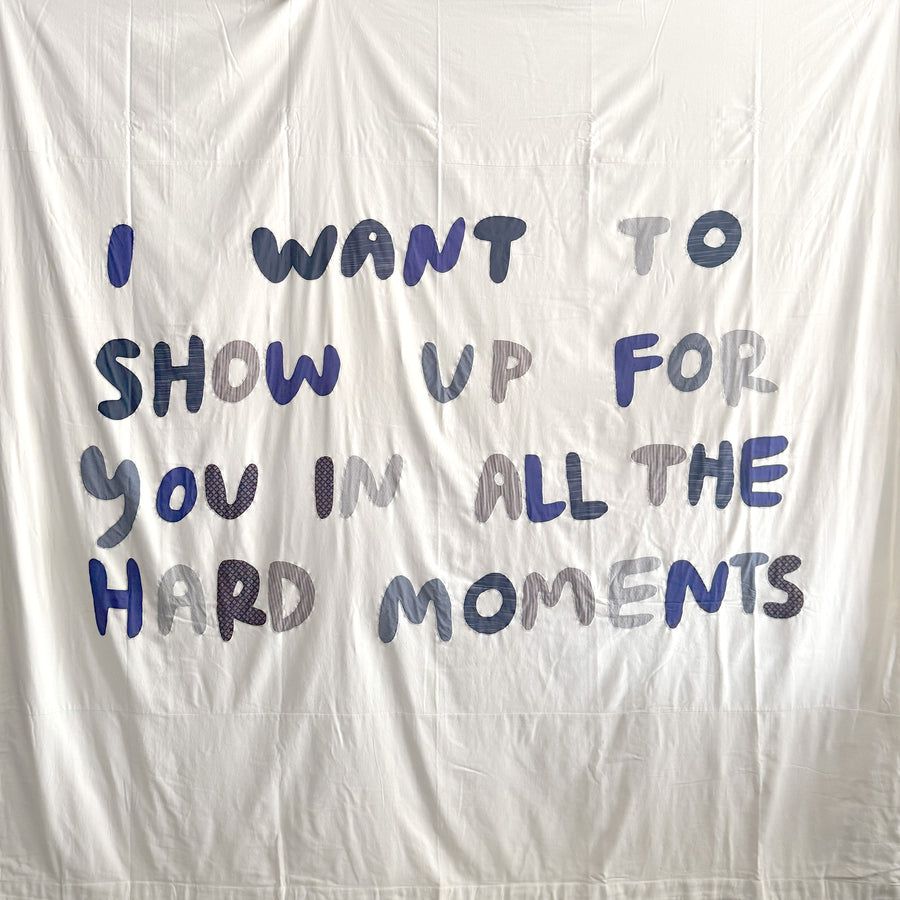 I want to hold you Duvet Cover (OOAK)