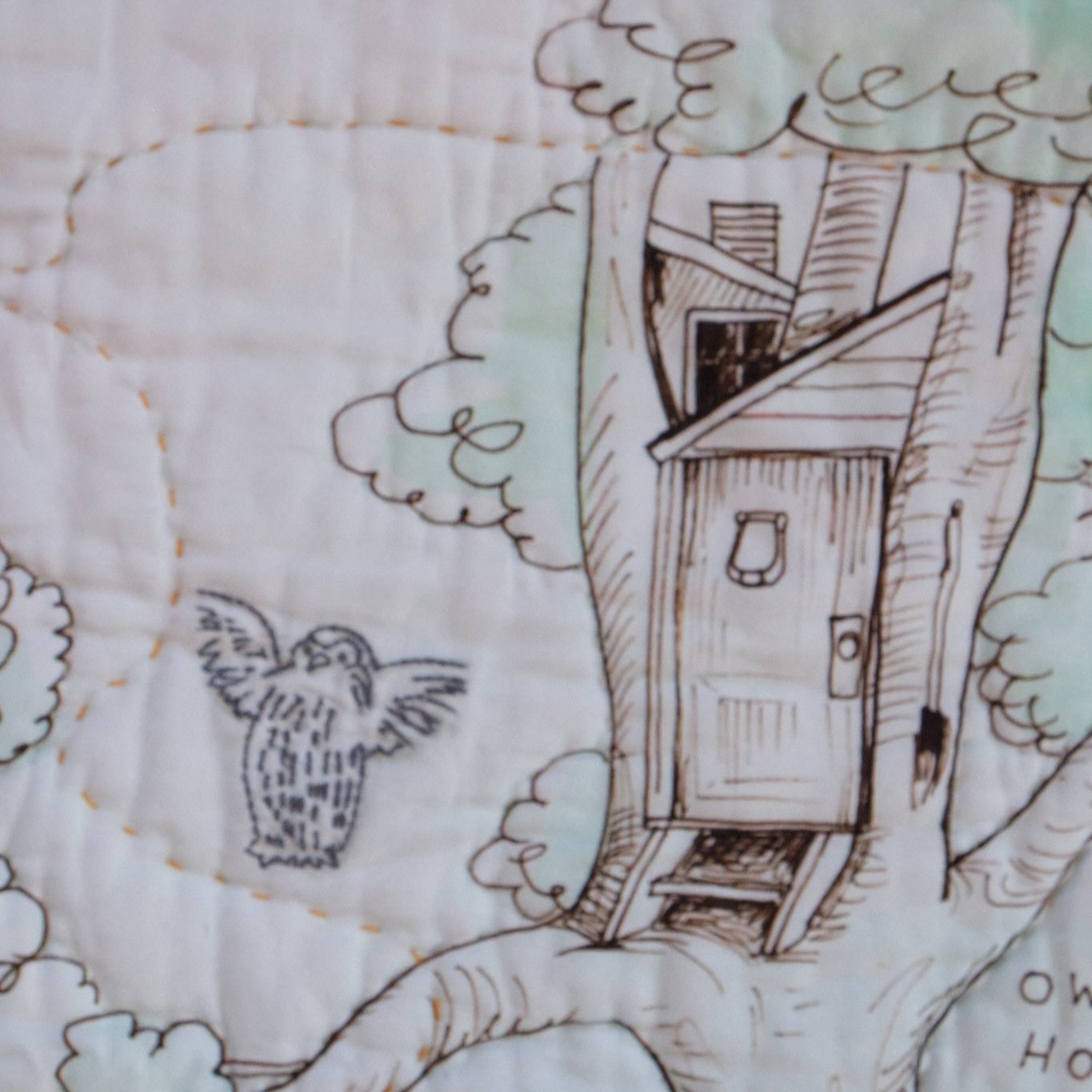 Owl in Hundred Acre Wood