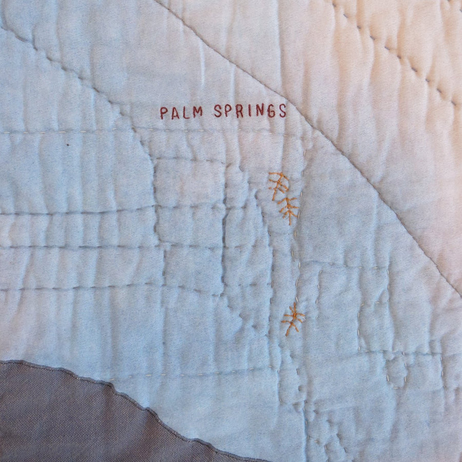 Detail on Palm Springs on the Joshua Tree Quilt