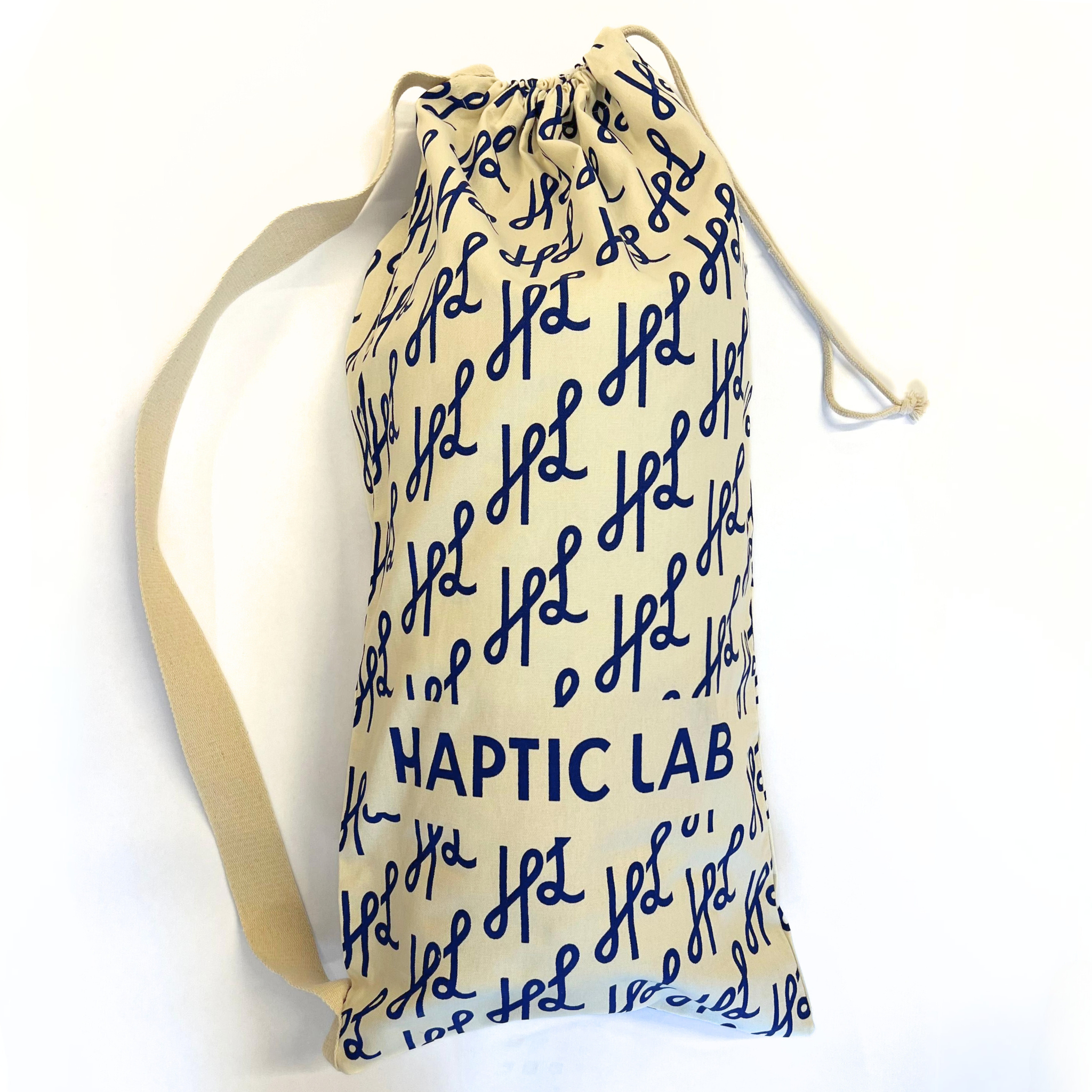 The haptic lab gift bag full with a quilt 