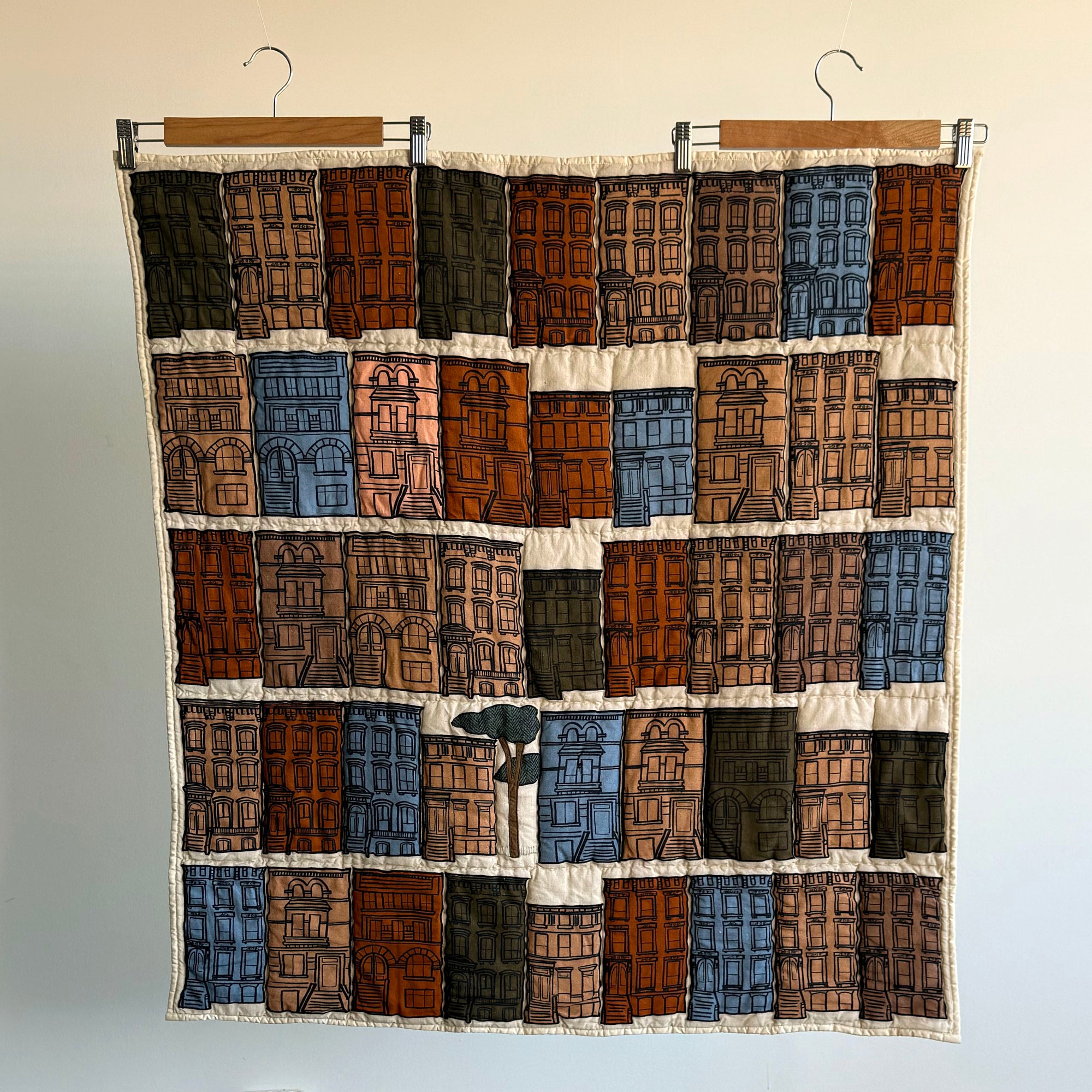 Neighborhood Quilt Ivory (SAMPLE)