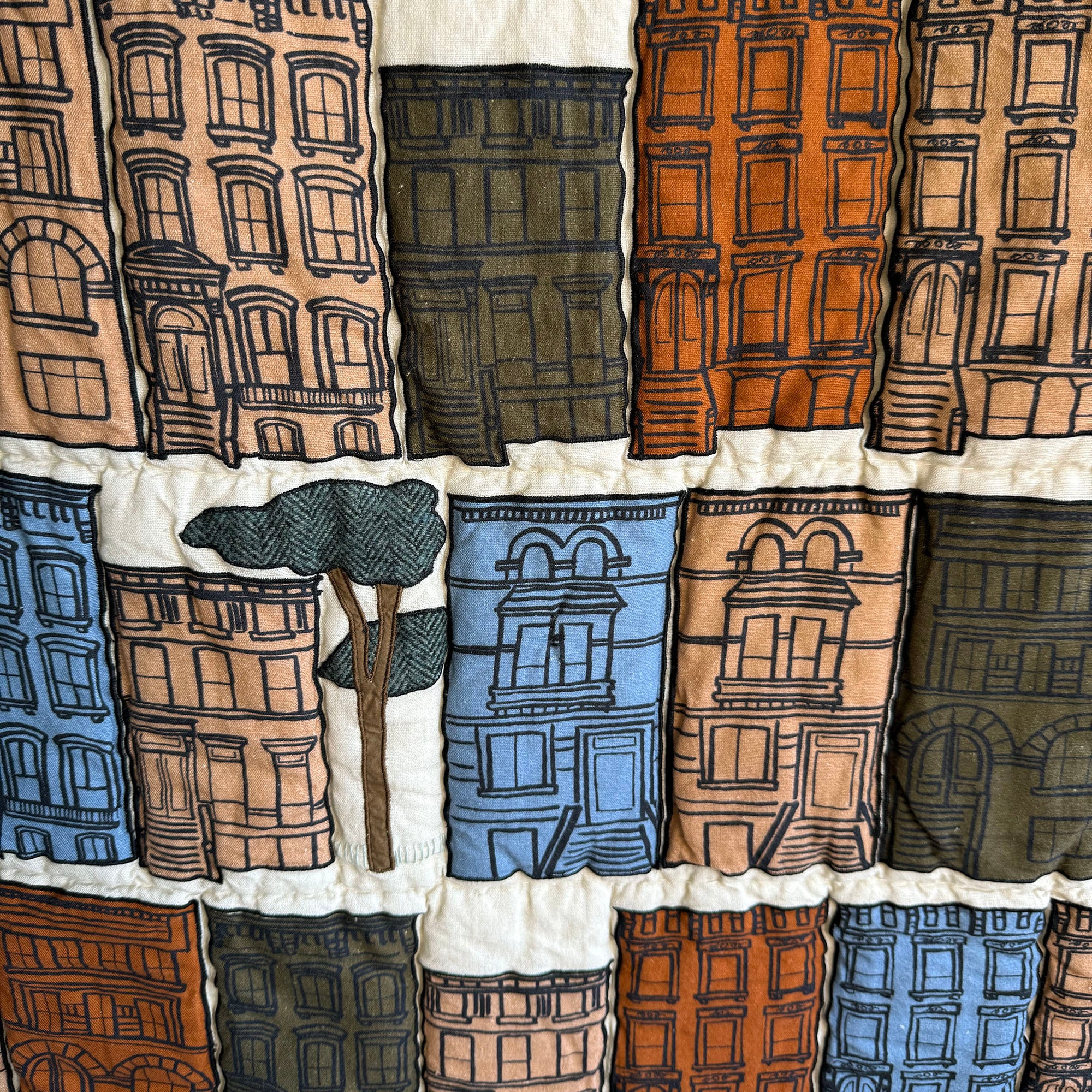 Neighborhood Quilt Ivory (SAMPLE)