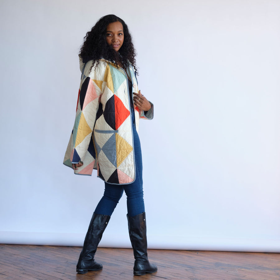 Harlequin Quilt Coat