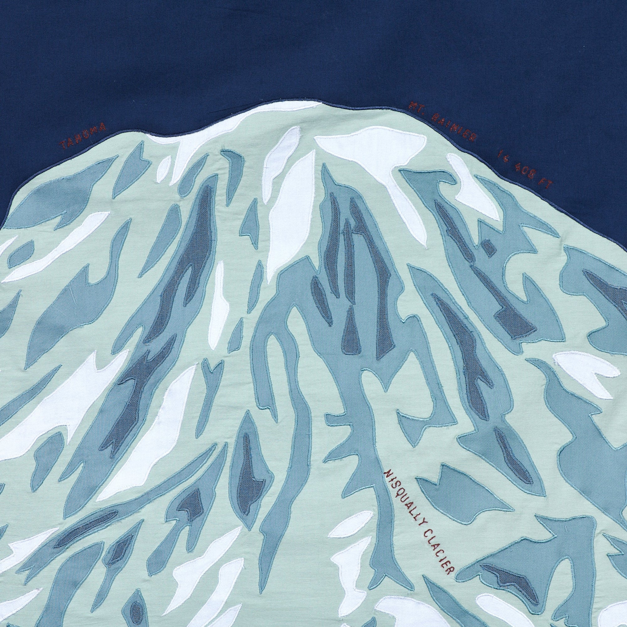Details of Mount Rainier Mountain Portrait - Haptic Lab