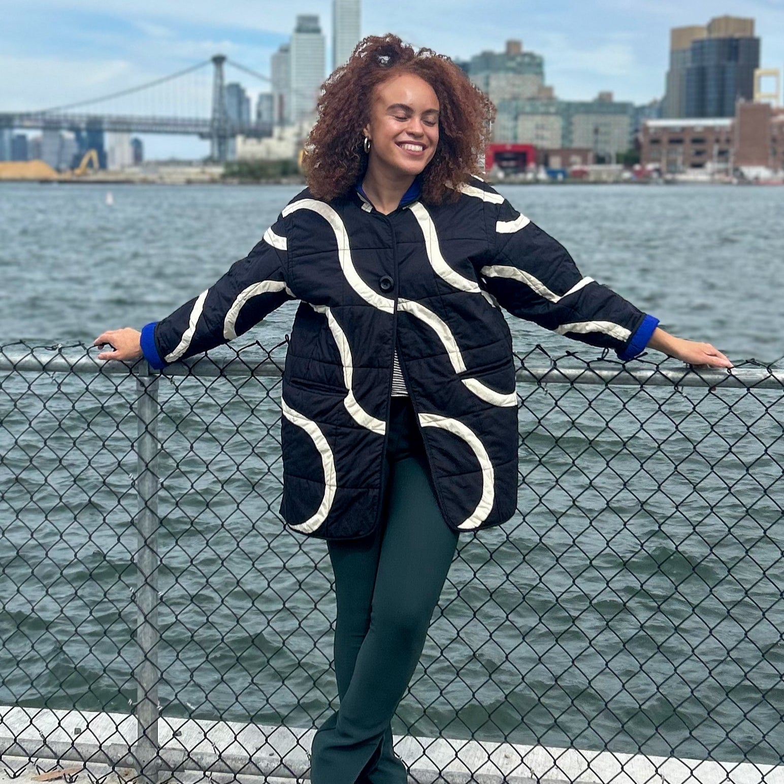 Snake Path Quilt Coat