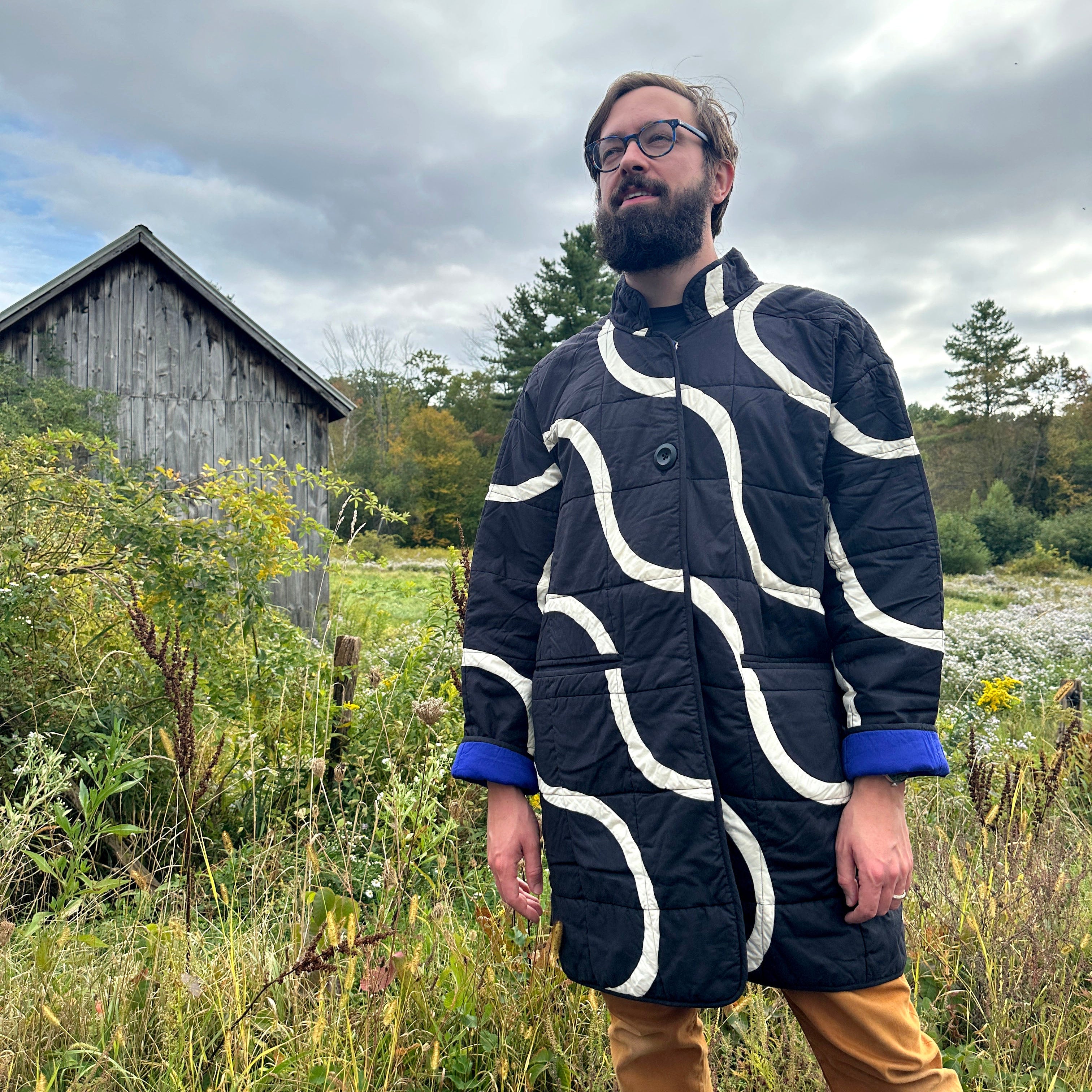 Snake Path Quilt Coat