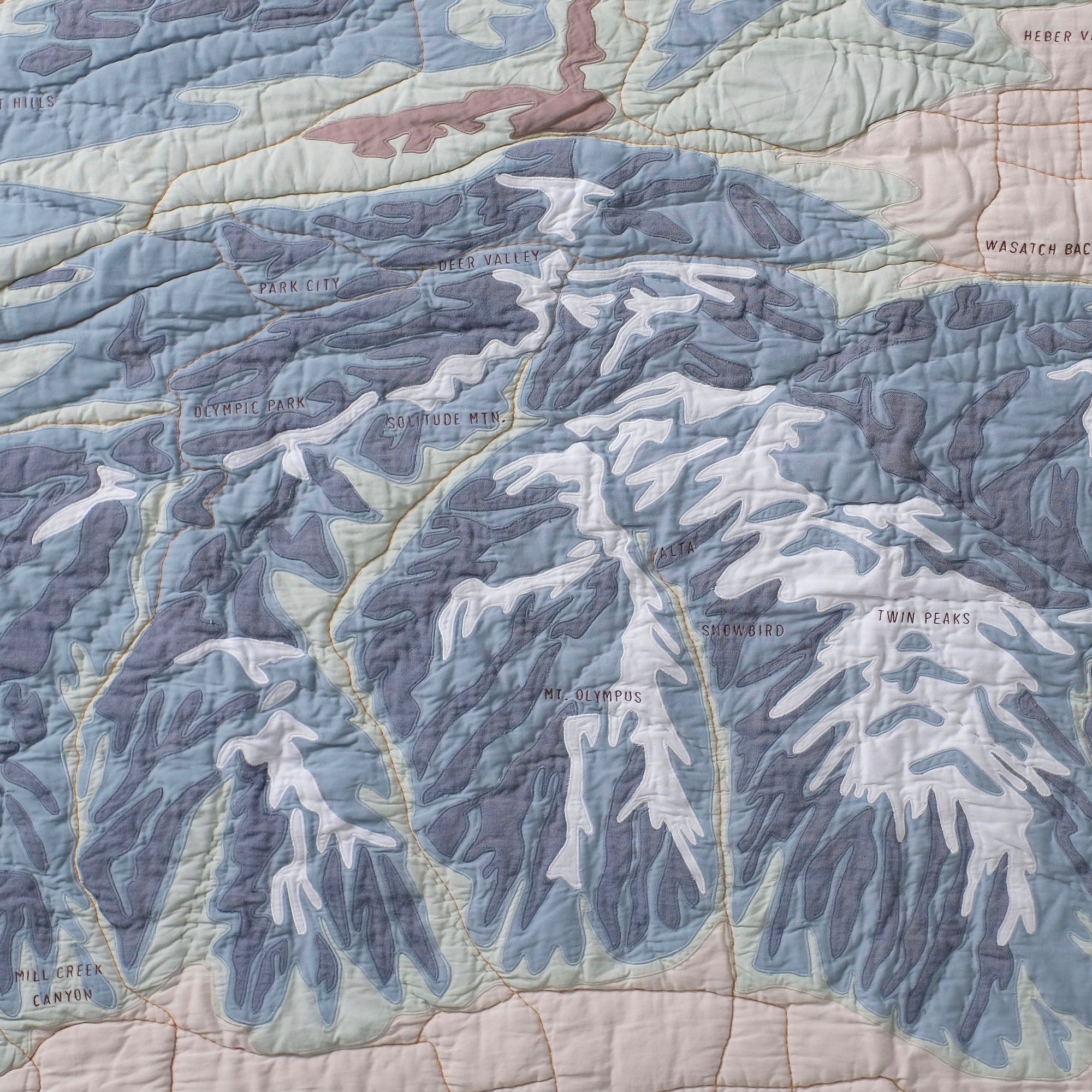 Wasatch Range, UT - Mountain Quilt