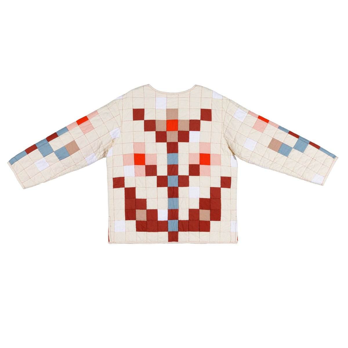 Ivory Flower Quilt Coat - Rubinski Works x Haptic Lab