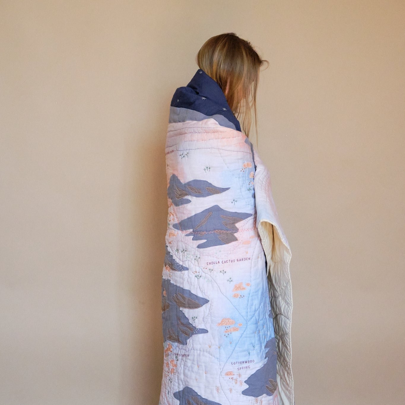 Wrapped up in the Joshua Tree Quilt 