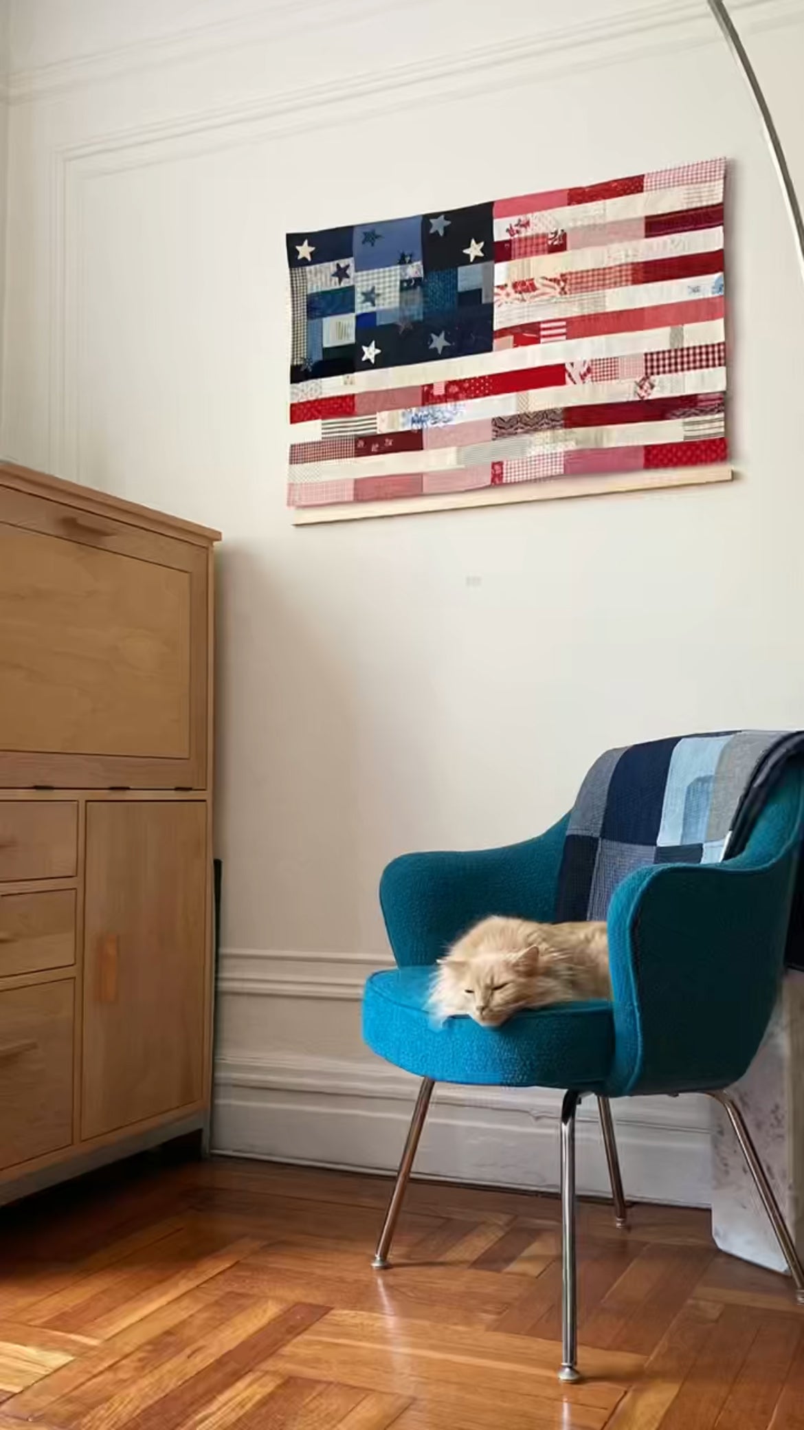Large Handmade American Flag