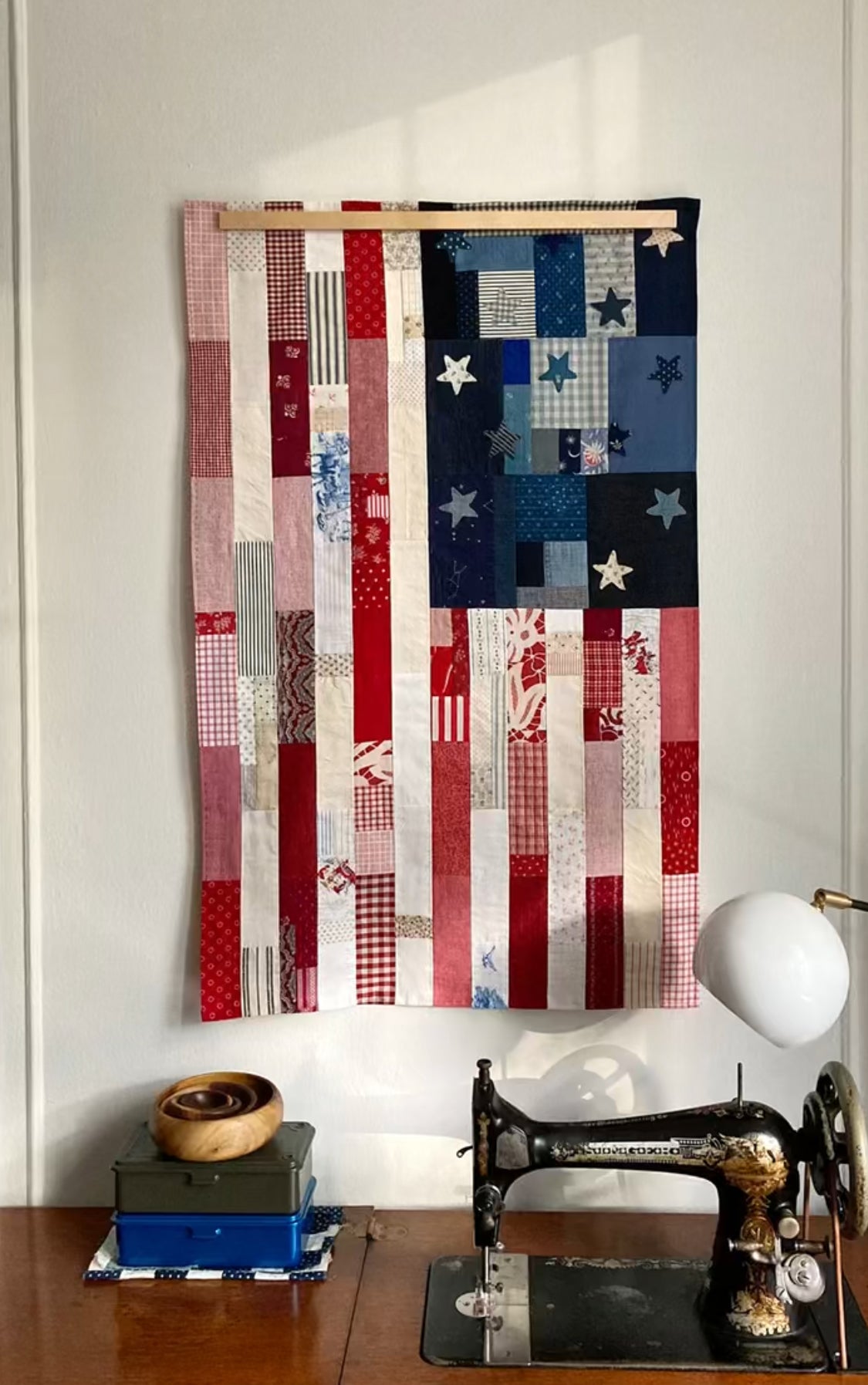 Large Handmade American Flag