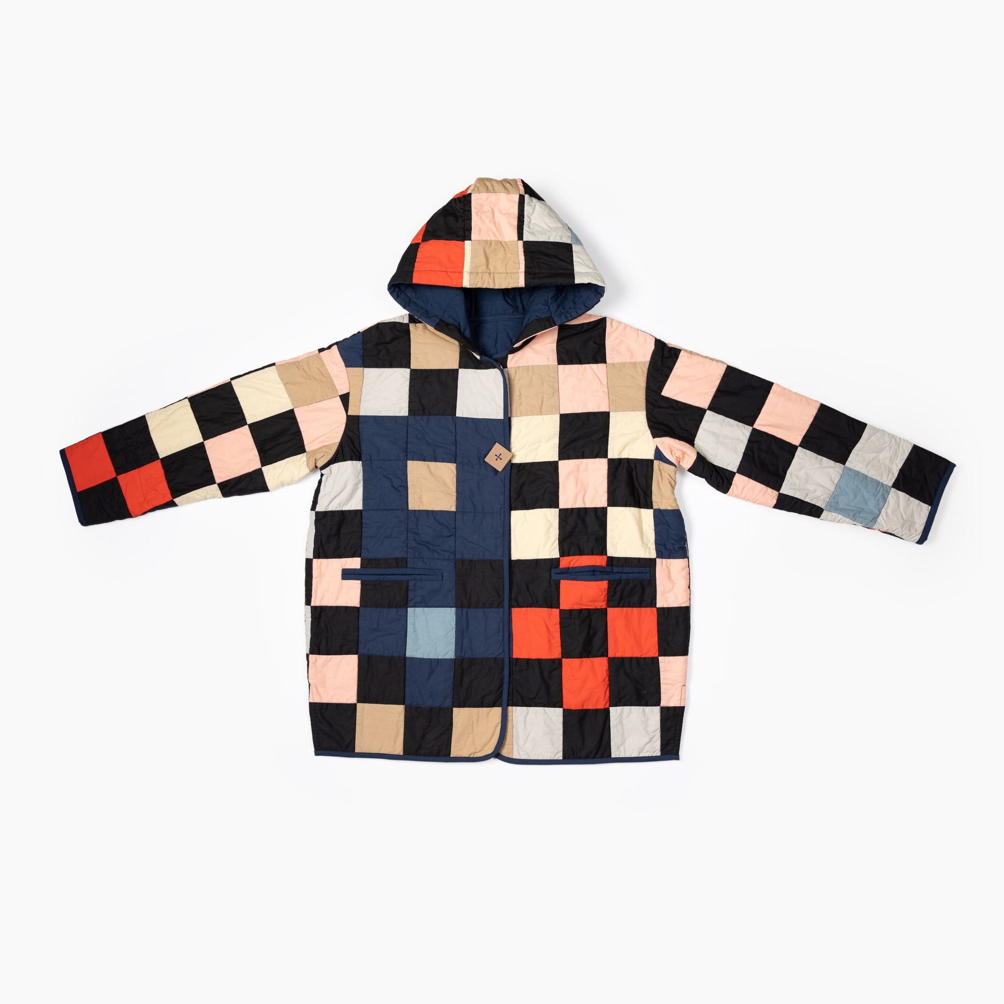 Nine Patch Quilt Coat