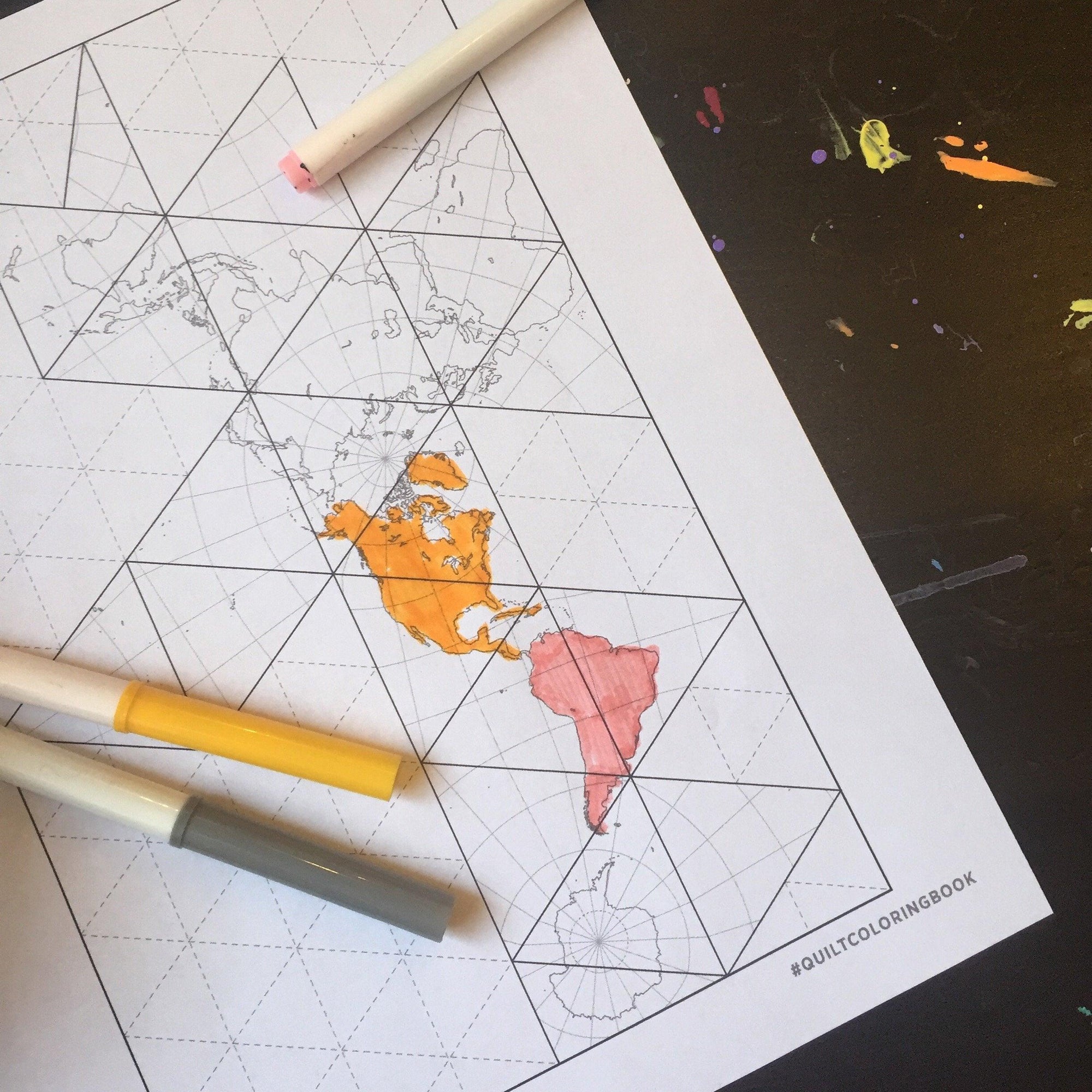 Quilt Coloring Book Diy Kits