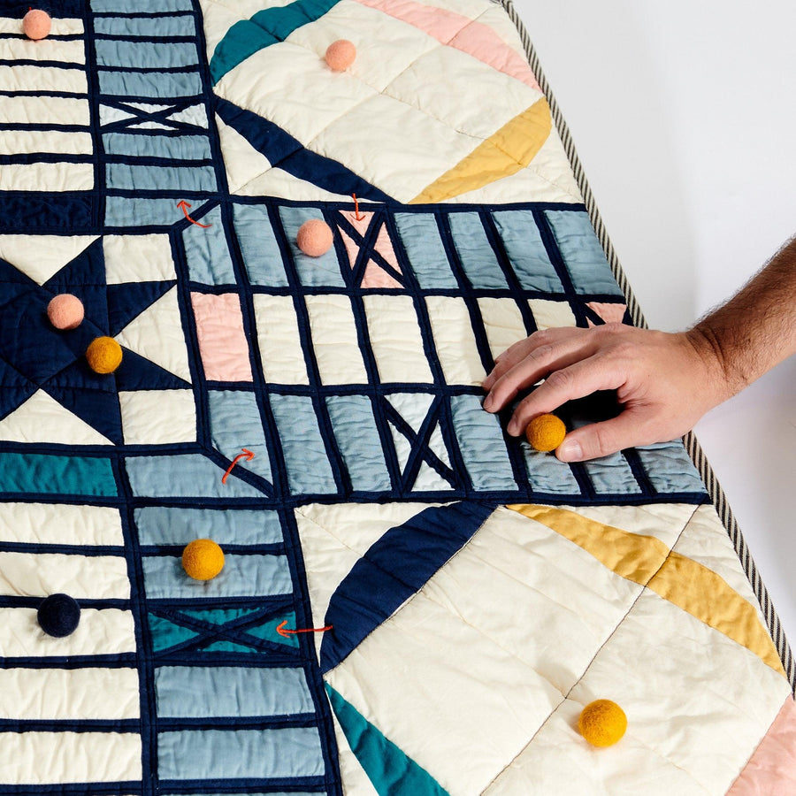 Cross And Circle 36X36 Game Quilts