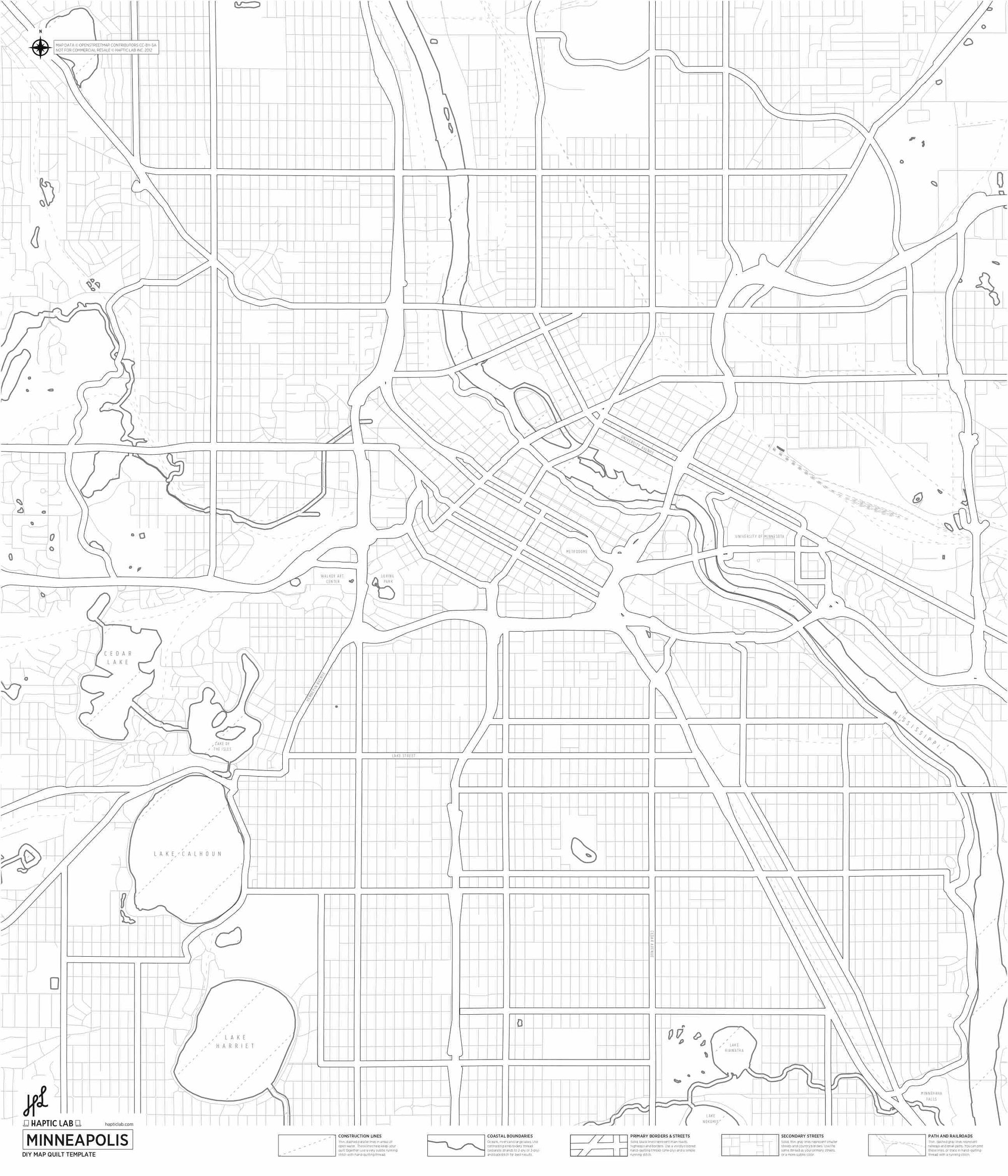 DIY Map Quilts (Print-At-Home) - Haptic Lab