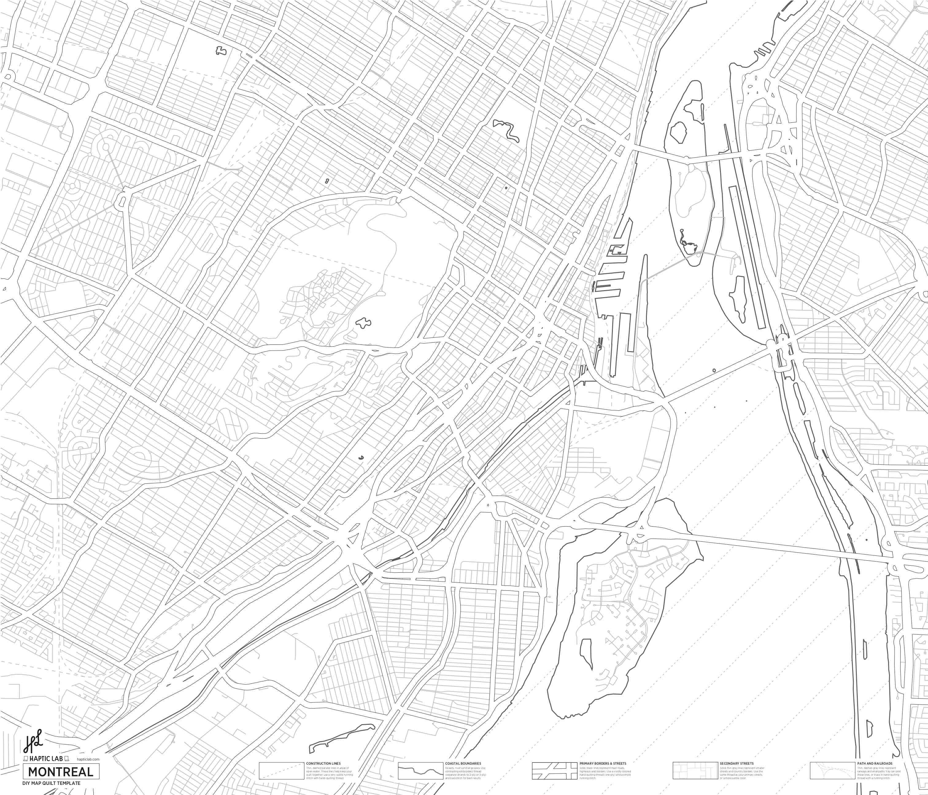 DIY Map Quilts (Print-At-Home) - Haptic Lab