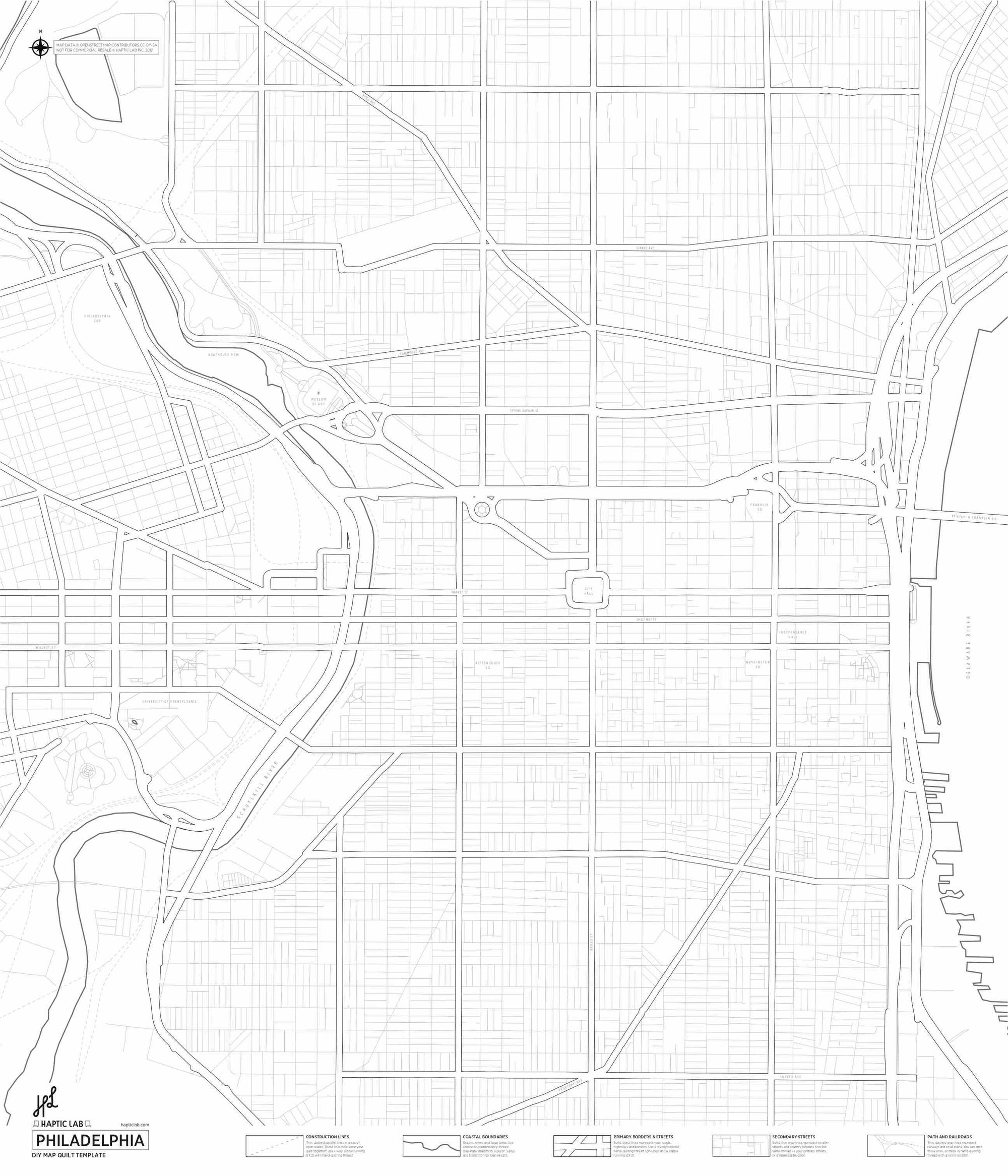 DIY Map Quilts (Print-At-Home) - Haptic Lab